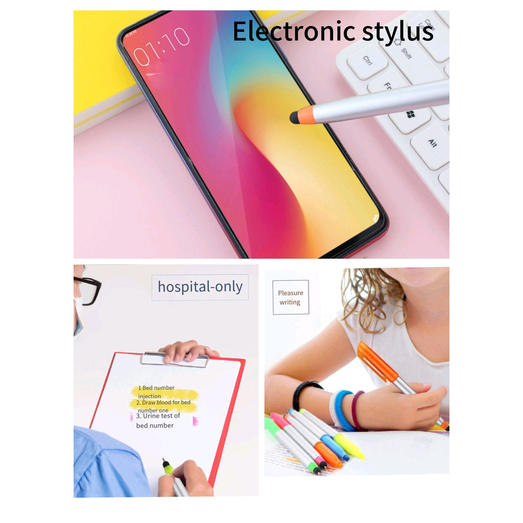 Highlighter, Ballpoint Pen And Stylus Pen 3 - in - 1