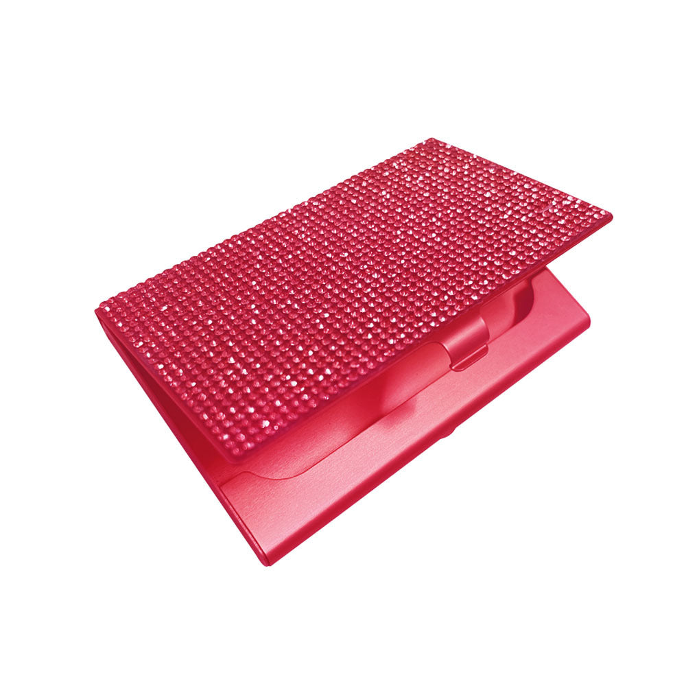 Rhinestone Business Card Holder Sticking Diamond Business Card Box