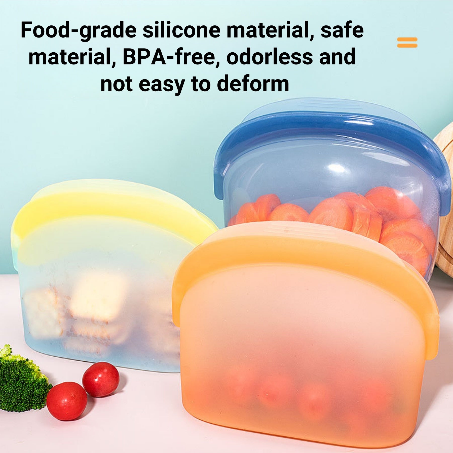 Food-Grade Silicone Freshness Preservation Bag