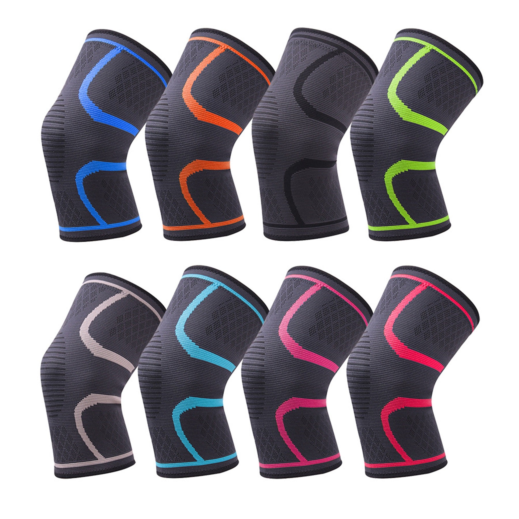 Knitted Nylon Sports Knee Pads For Men And Women