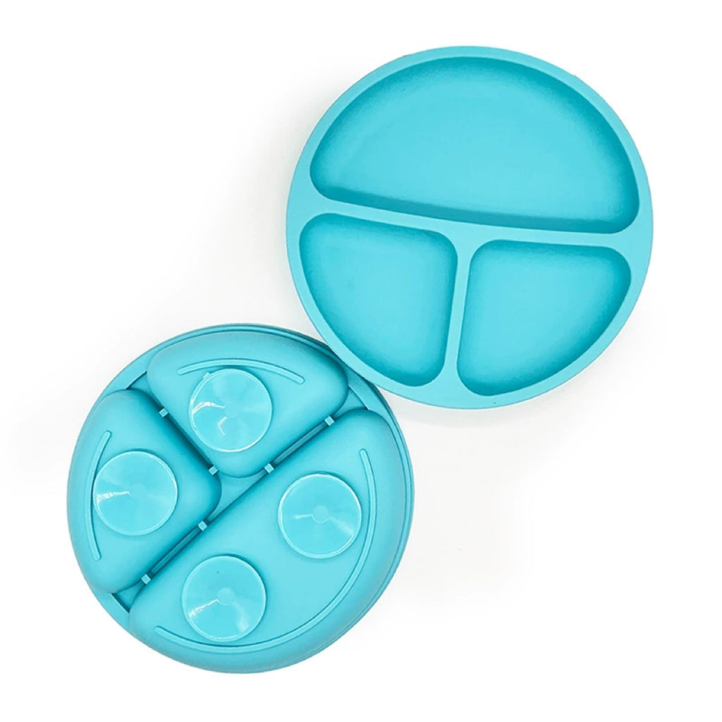 Baby's Silicone Plate With Suction