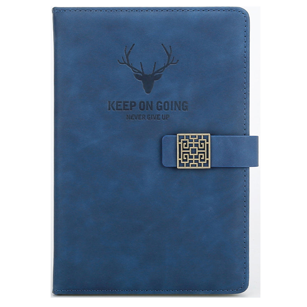 Deer Head Design Pu Leather Hardcover Notebook