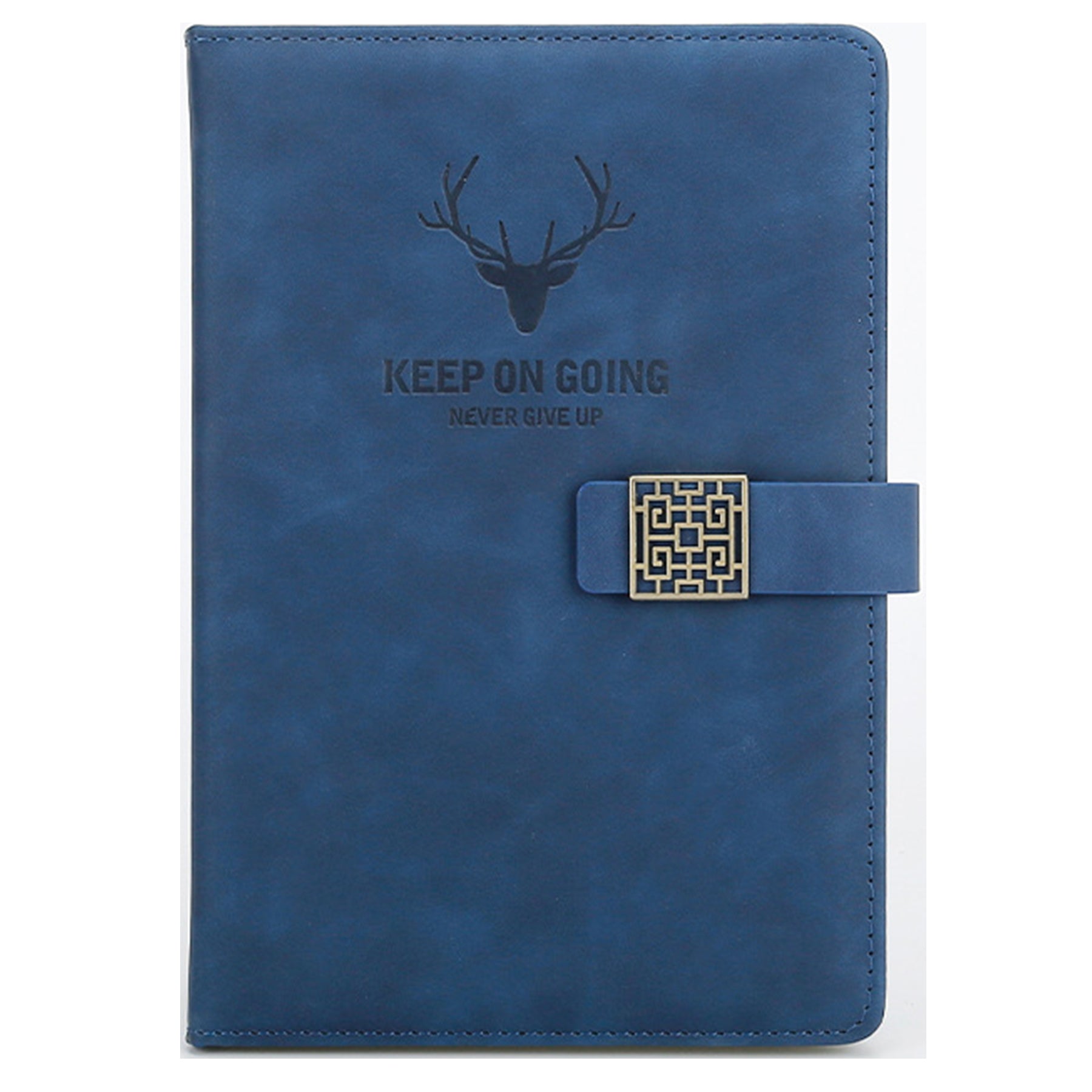 Deer Head Design Pu Leather Hardcover Notebook