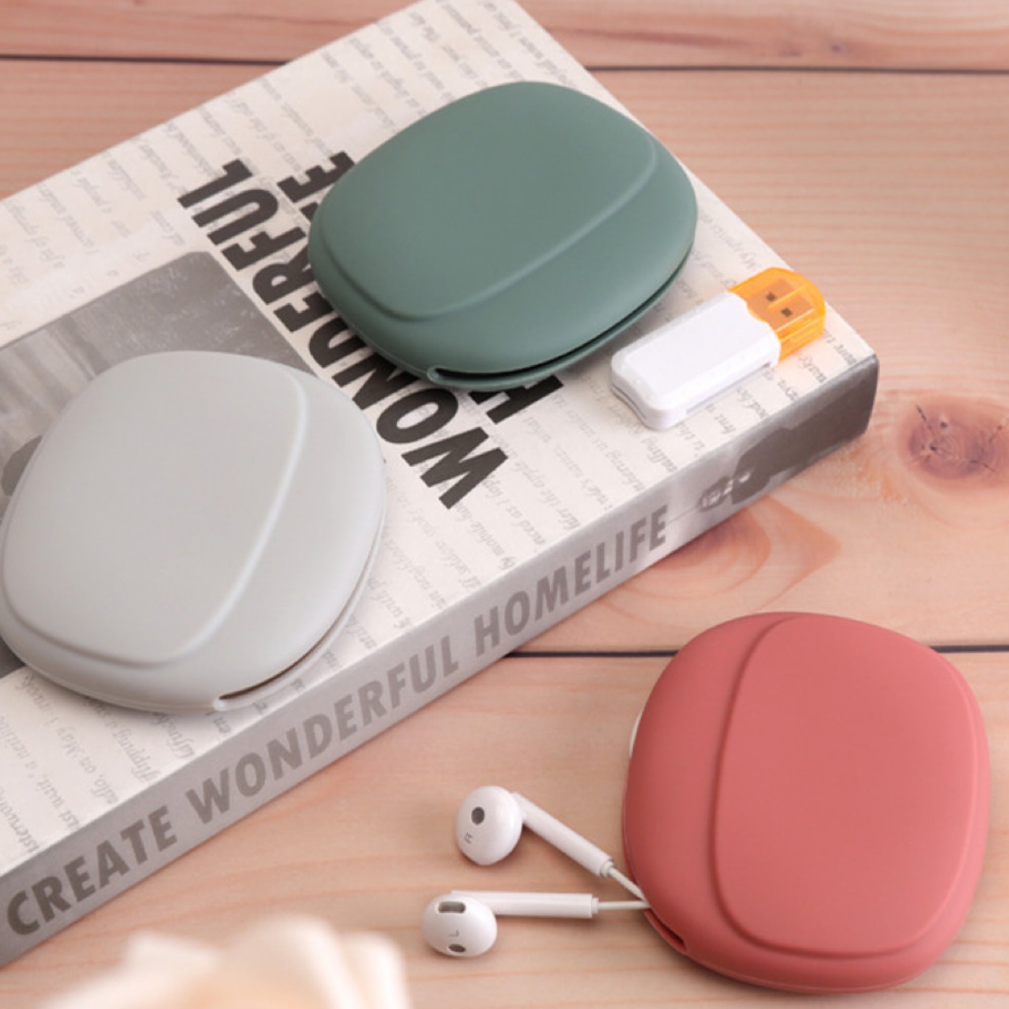 Silicone Cable/Earphone Organizer