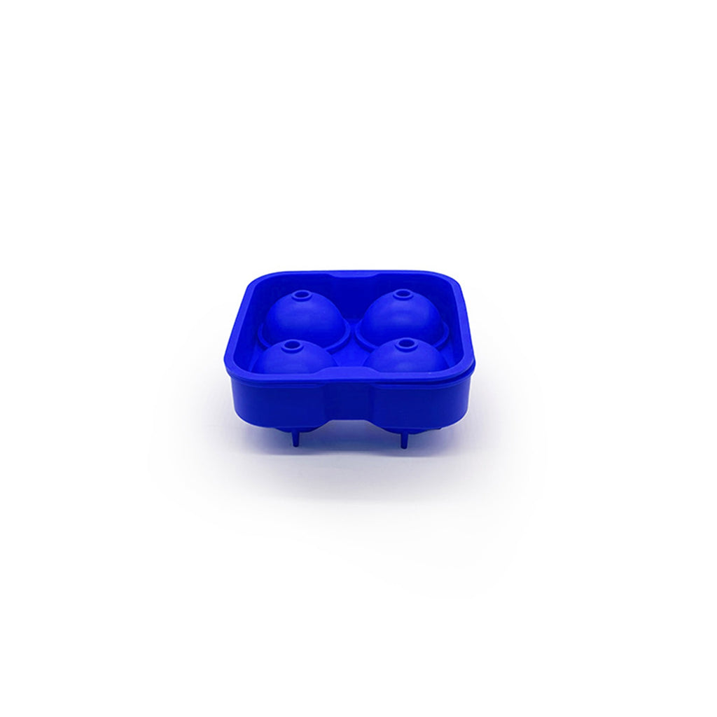 4 Grid Round Silicone Ice Crate With Funnel Ice Box Mould