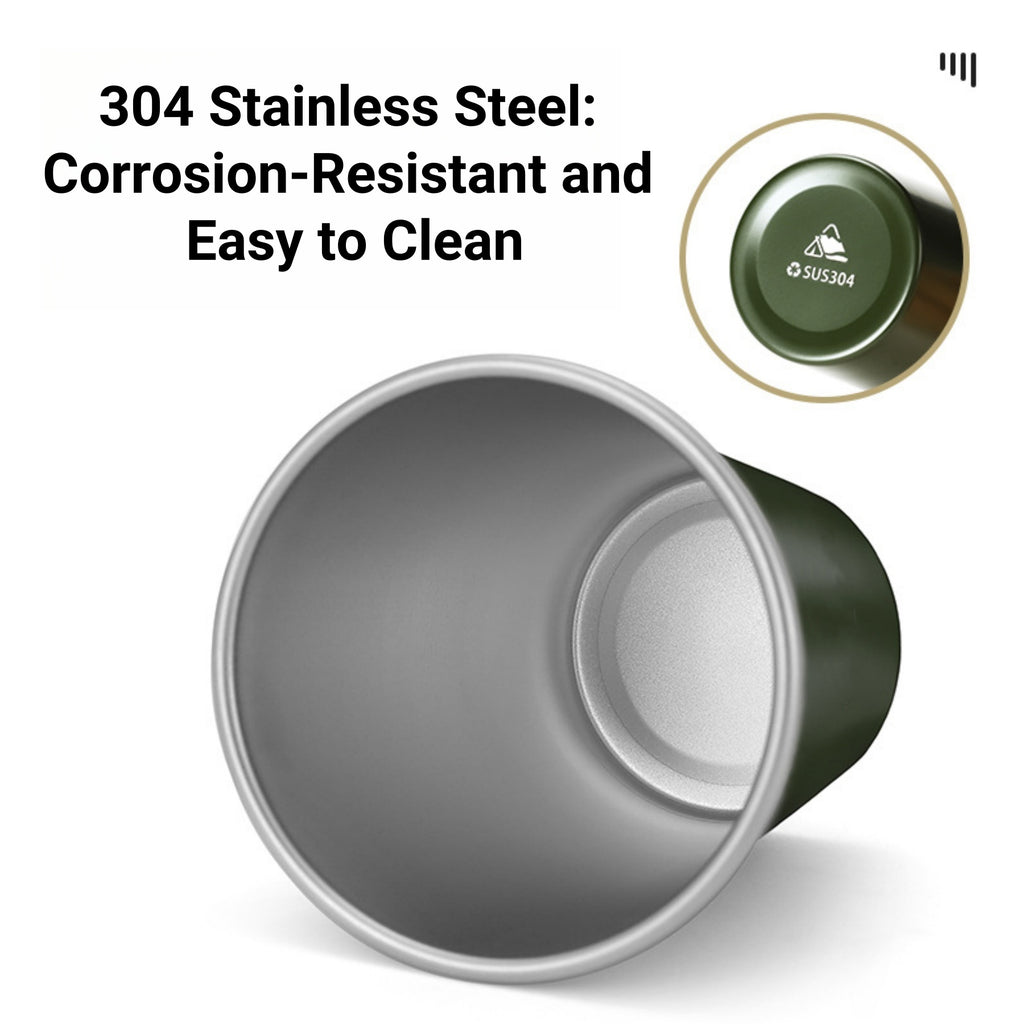 Outdoor 304 Stainless Steel Water Cup