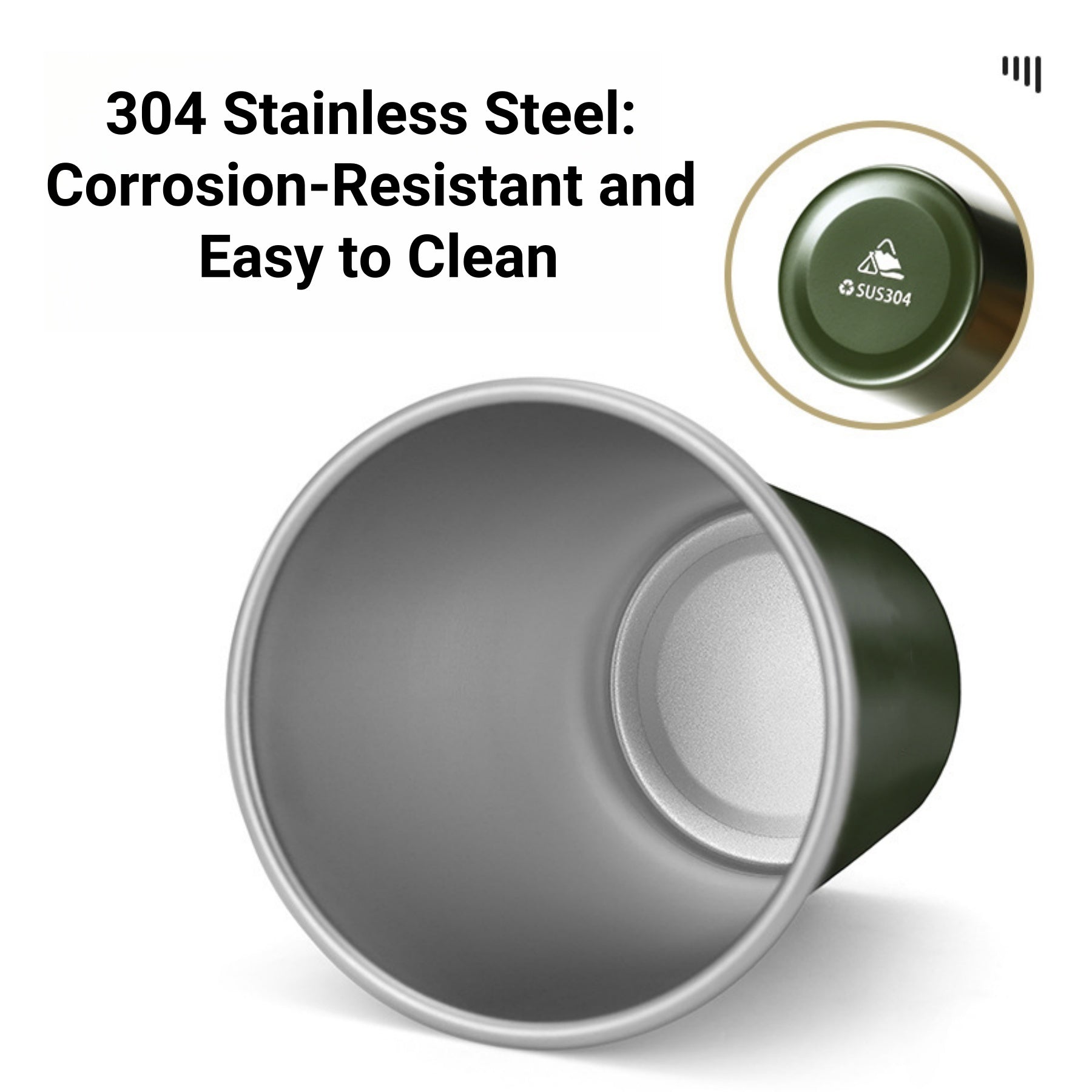 Outdoor 304 Stainless Steel Water Cup