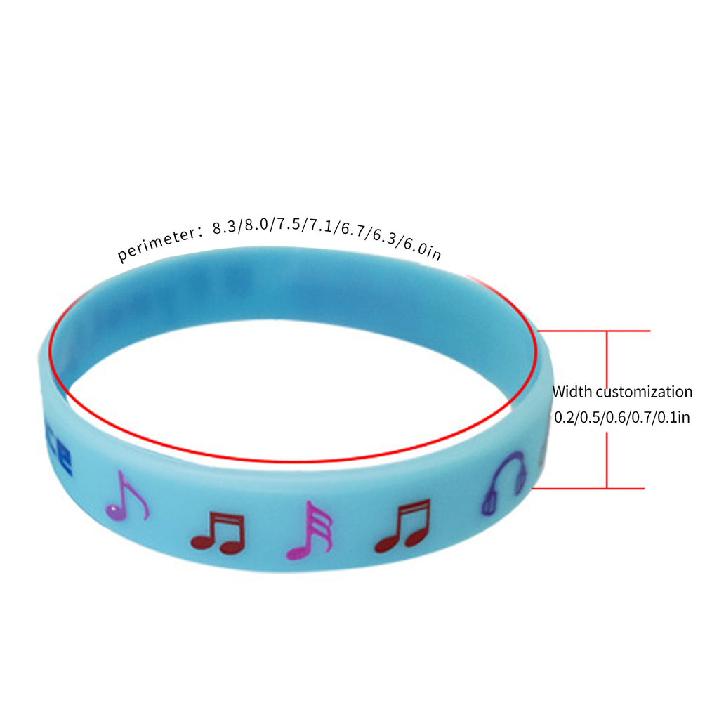 Silicone Wristbands Rubber Band Bracelets