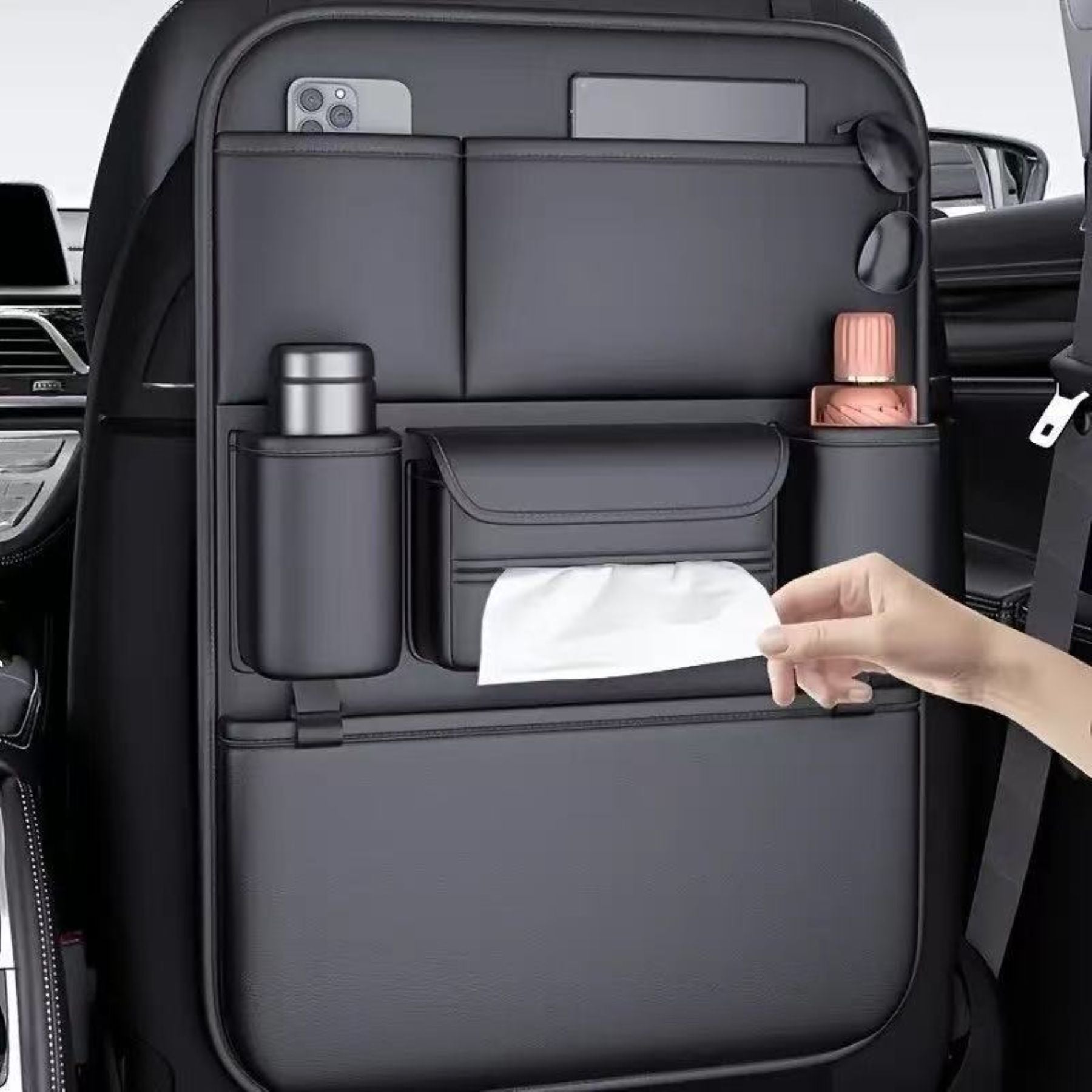 Car Backrest Storage Bag