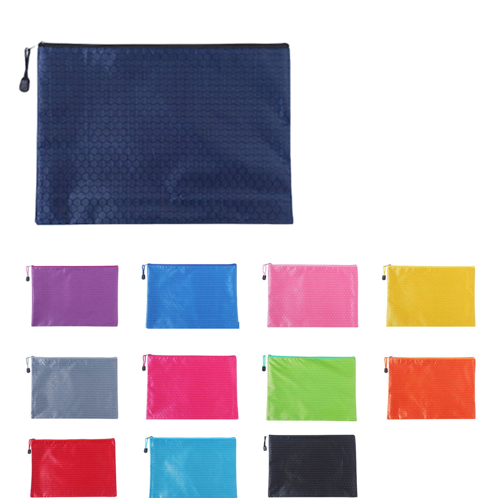 Durable Canvas A4 Zipper Document Pouch
