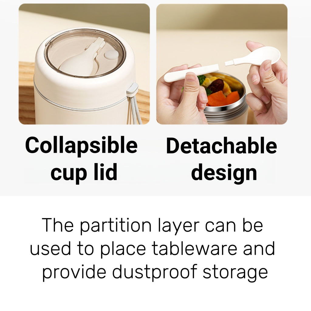 Insulated Cup With A Spoon
