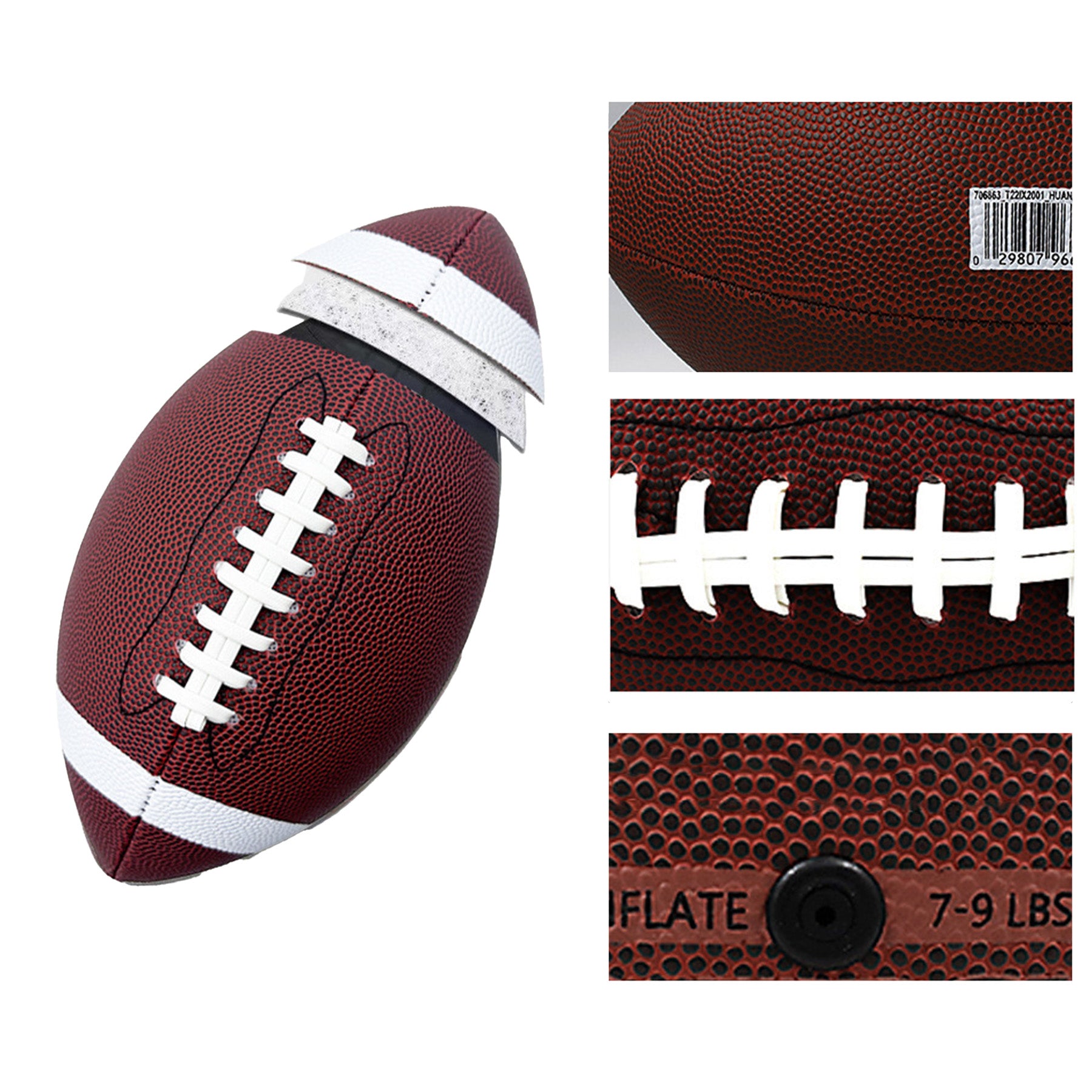 American 9 Training Pu Wear Rugby Balls