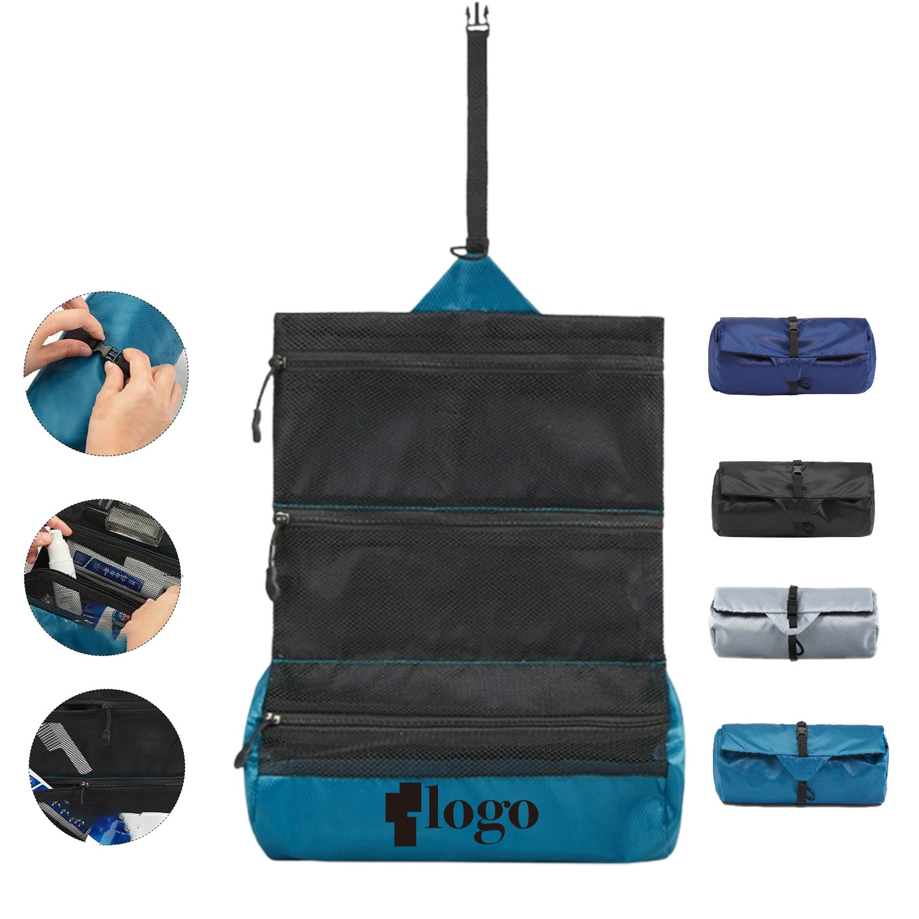Foldable Travel Toiletry Bag