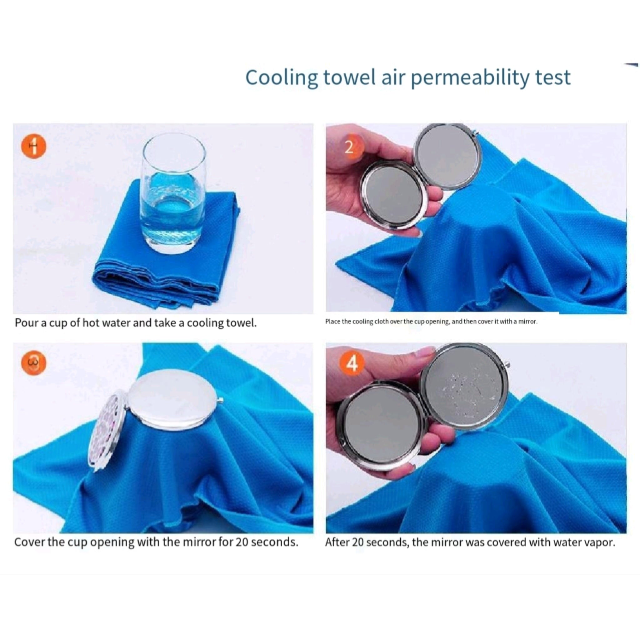 InstantCooling Towel For Sports Yoga Quick Activate Chilling
