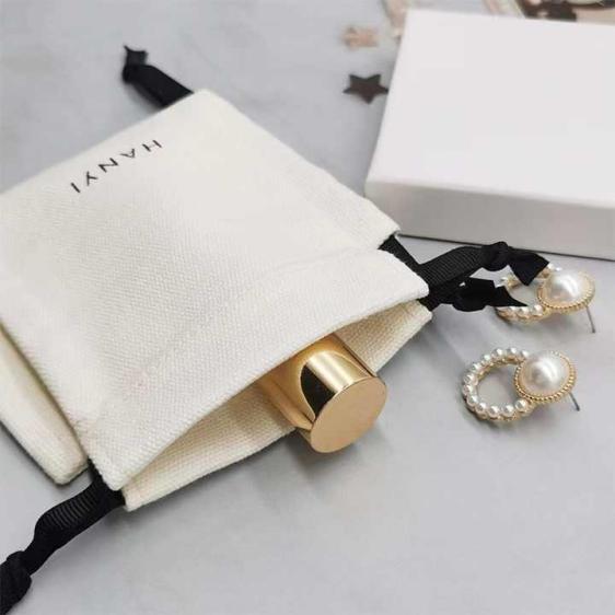 Professional Export Drawstring Cotton Bag Colorful Custom Logo Multifunction Jewelry Pouches