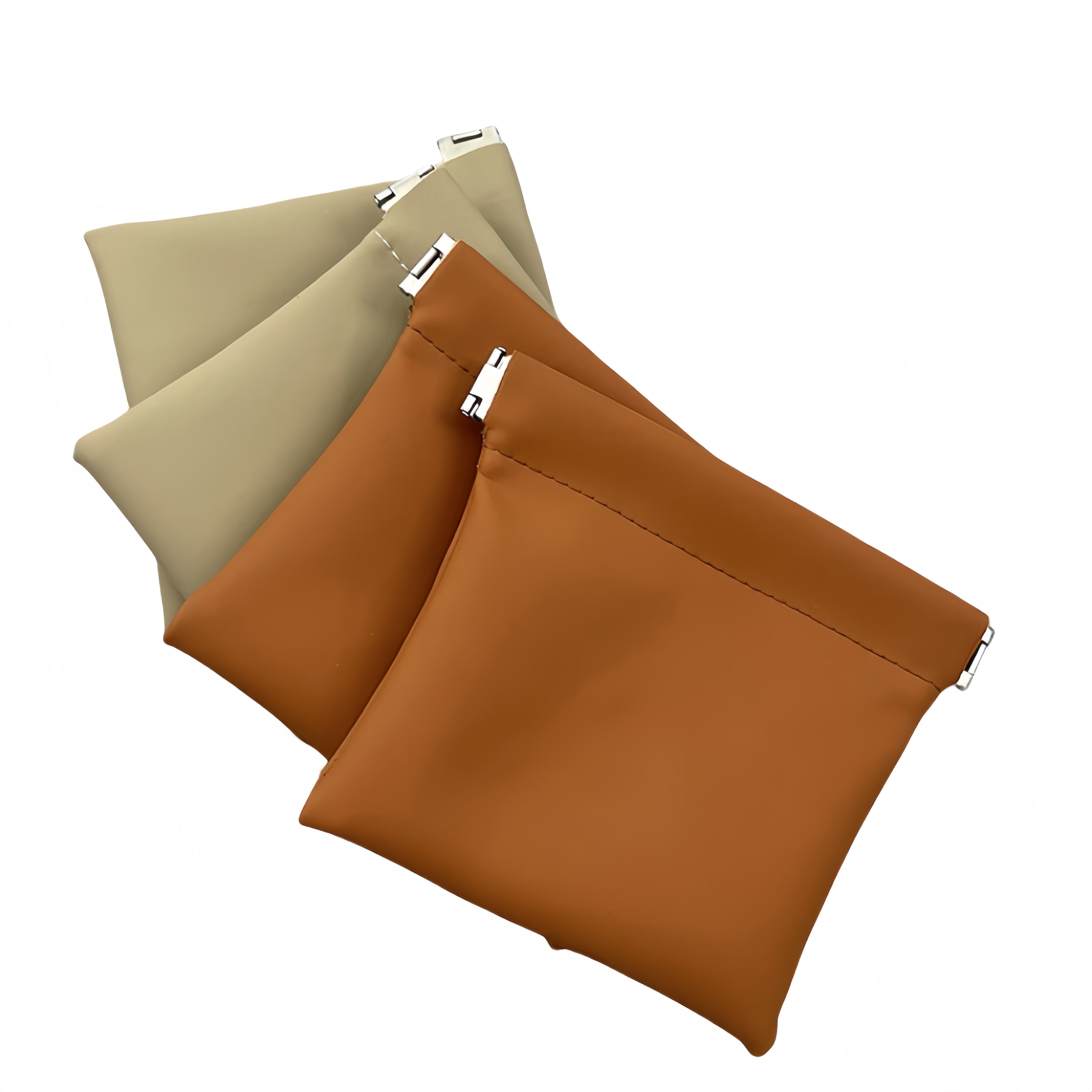 Leather Self Close Small Bags
