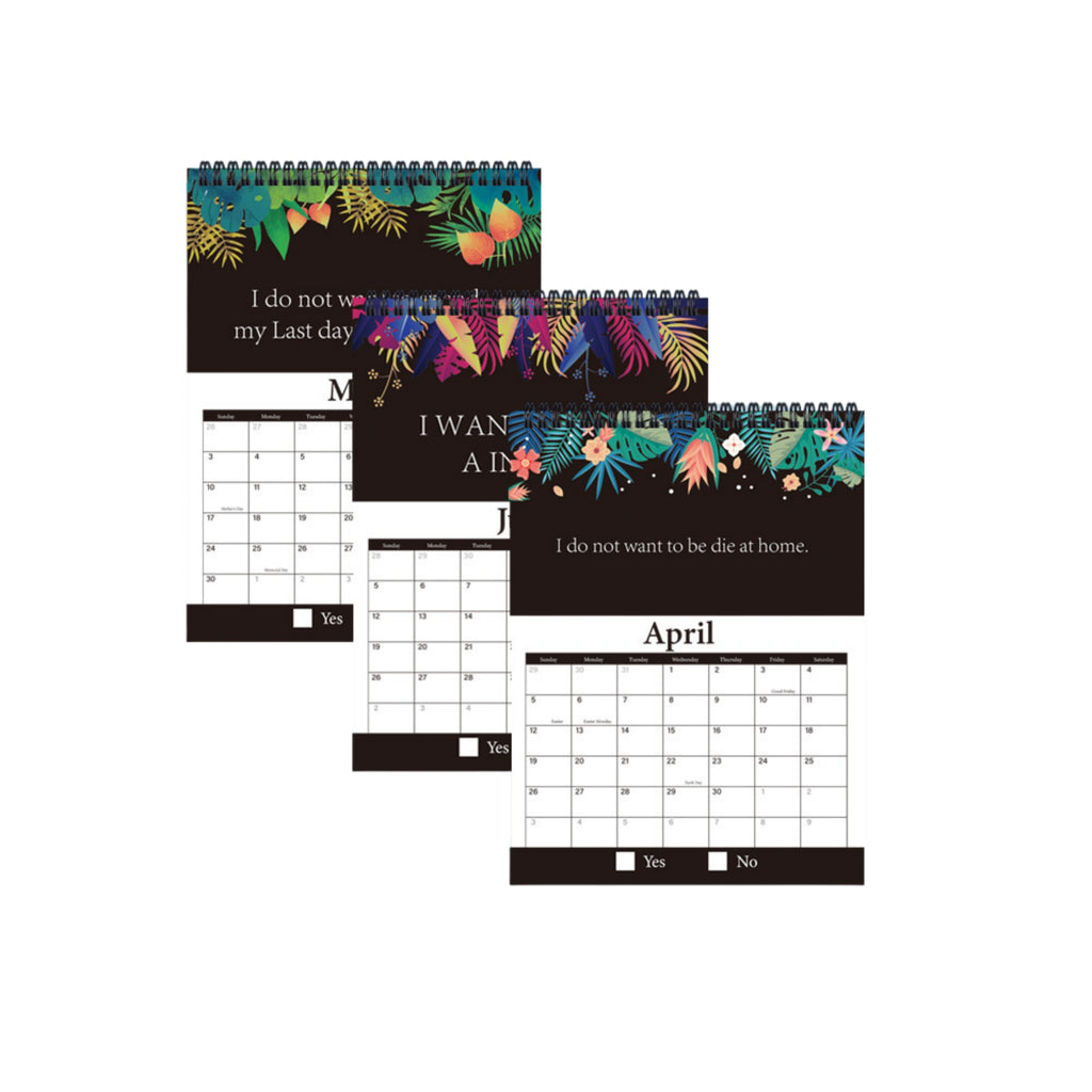Daily Notes Coil Wall Calendar
