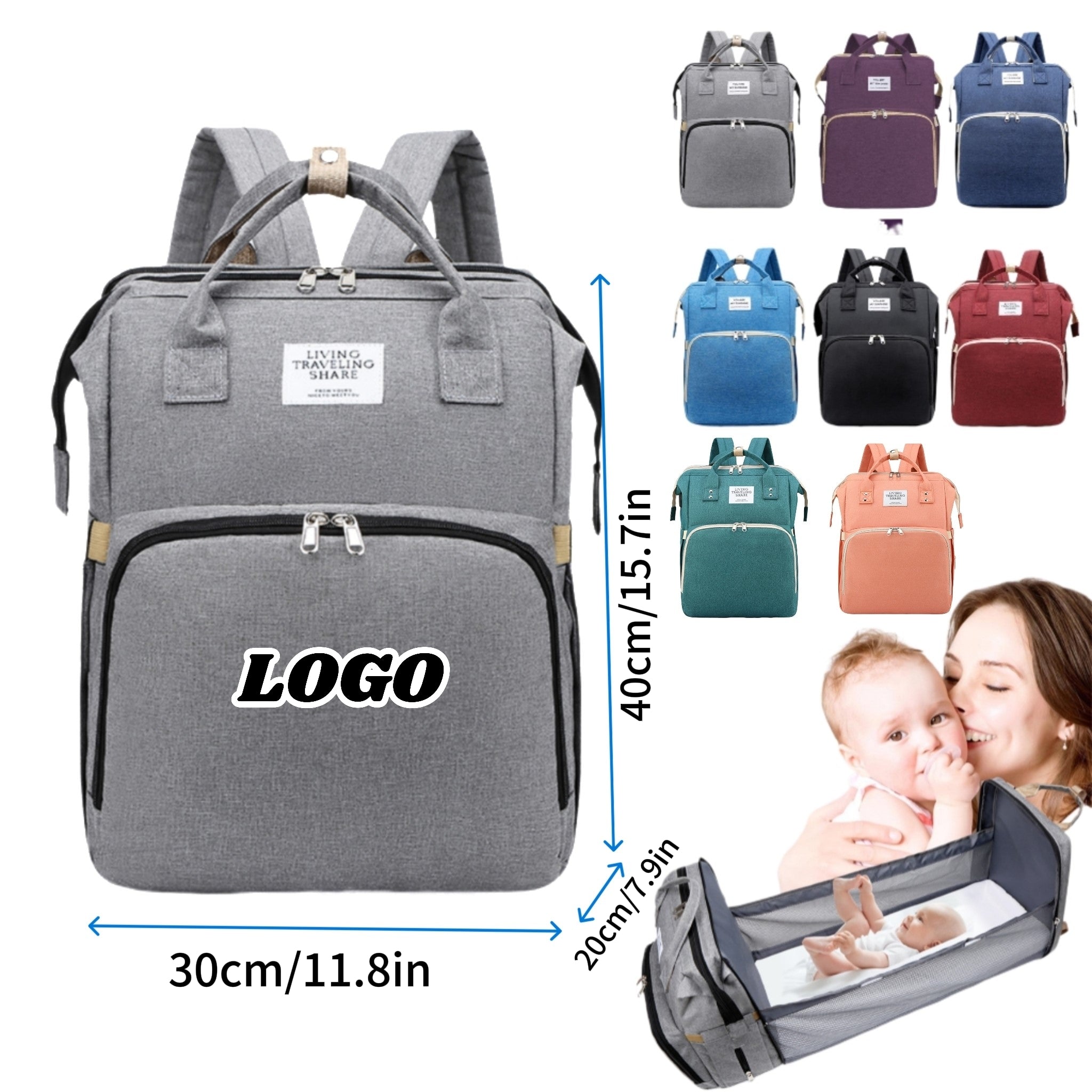 Integrated Mummy Bag With Baby Bed Function