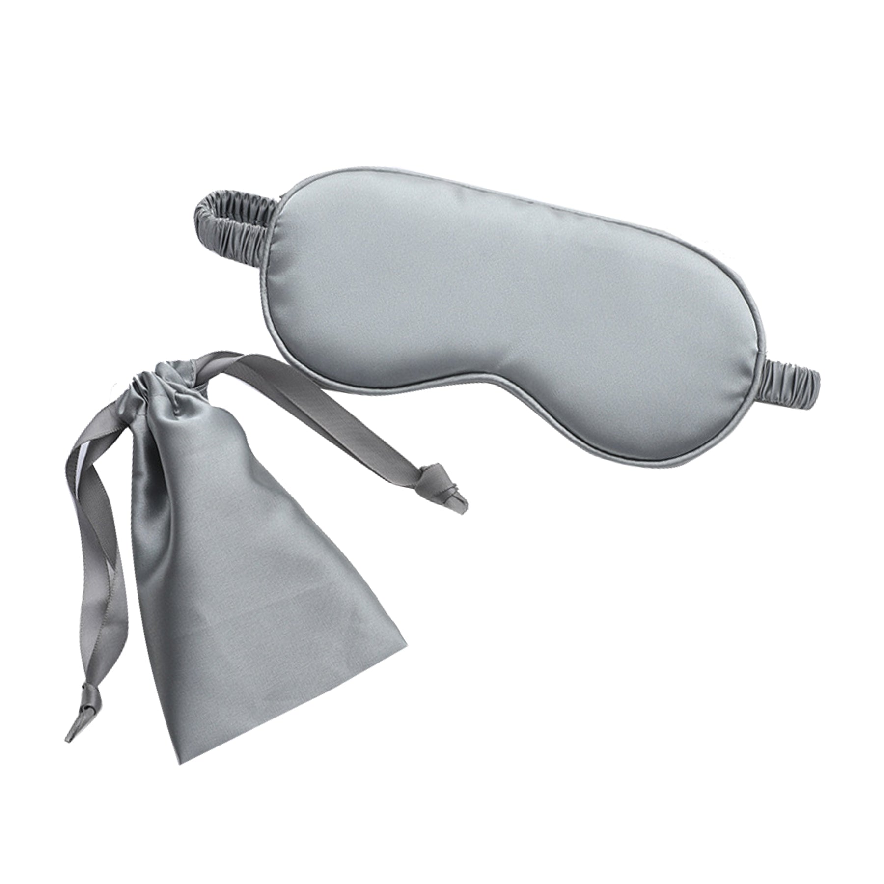 Imitation Silk Storage Eye Mask Cloth Bag Two-Piece Set