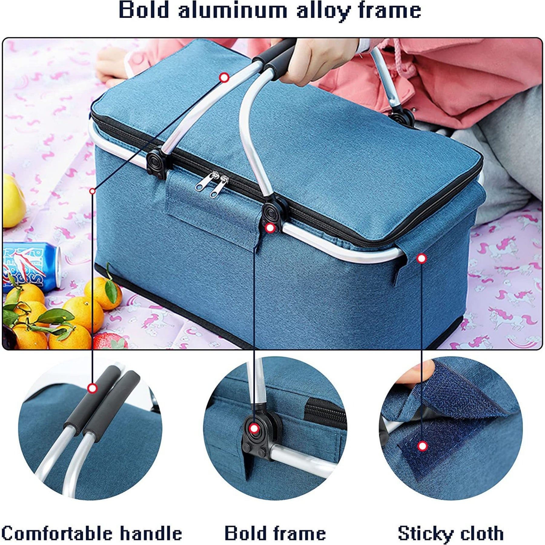 Outdoor Insulated Collapsible Storage Bag