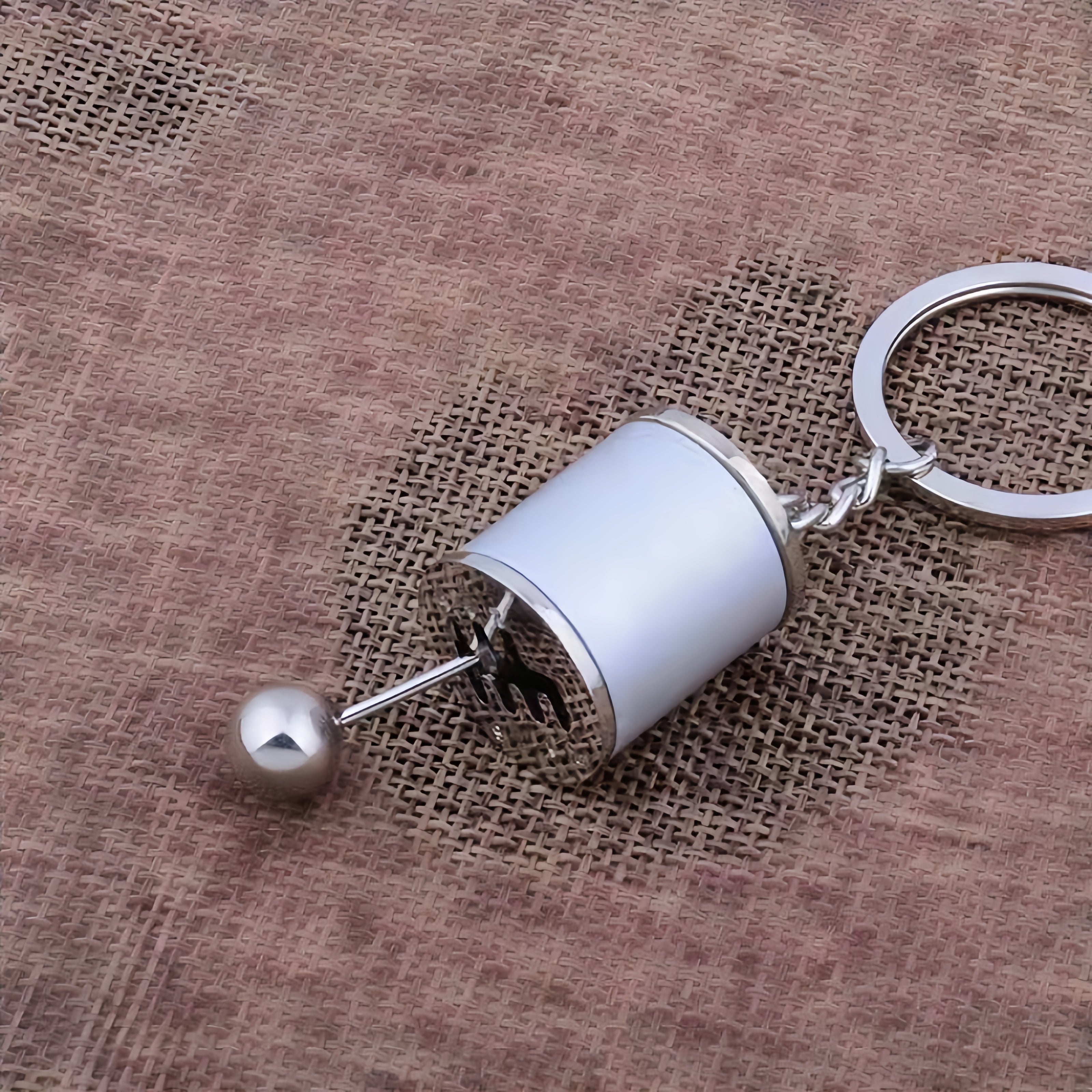 Car Gearshift Keychain
