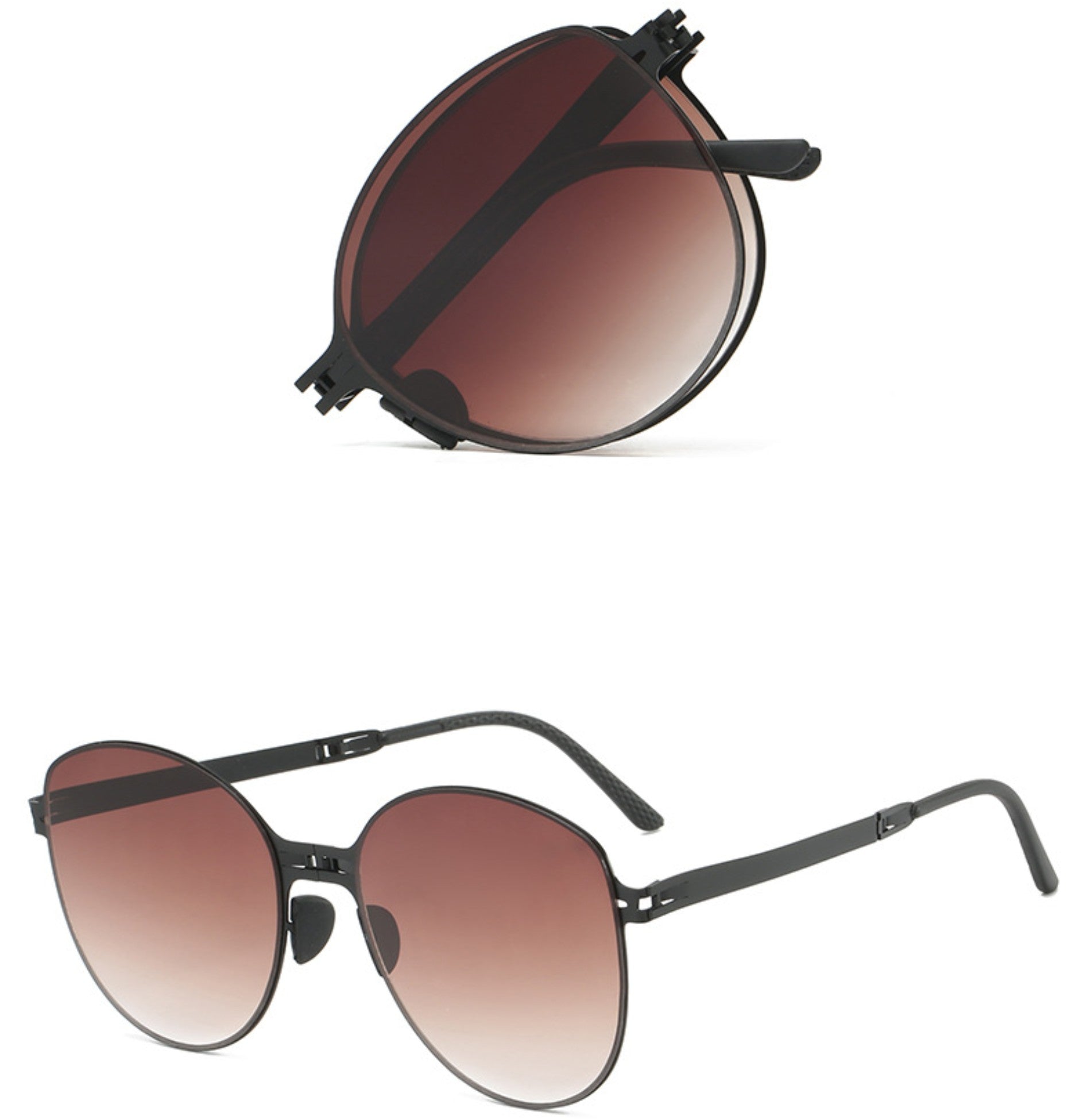 Collapsible Polarized Sunglasses W/ Case