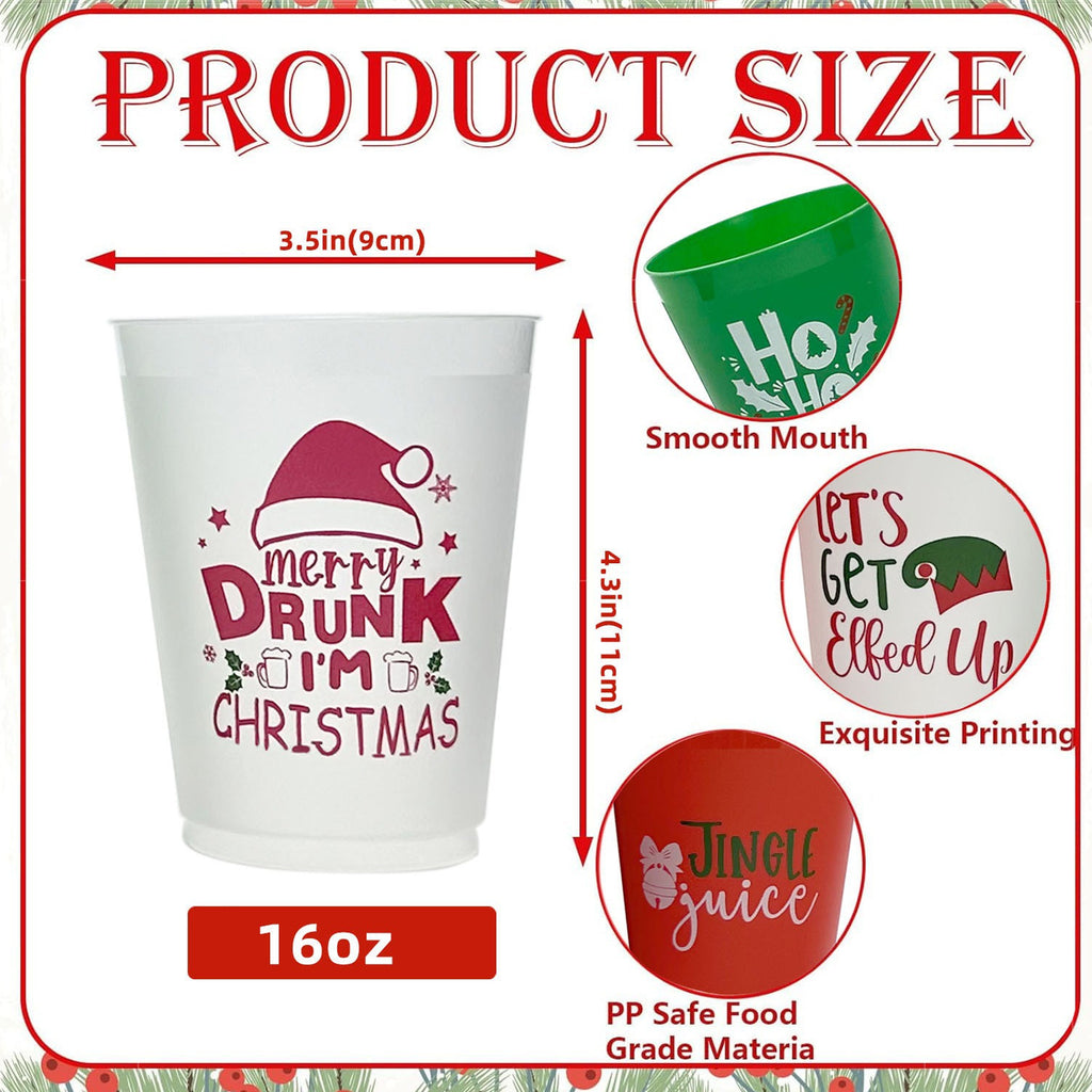 Four Designs Plastic Cups 16 Oz