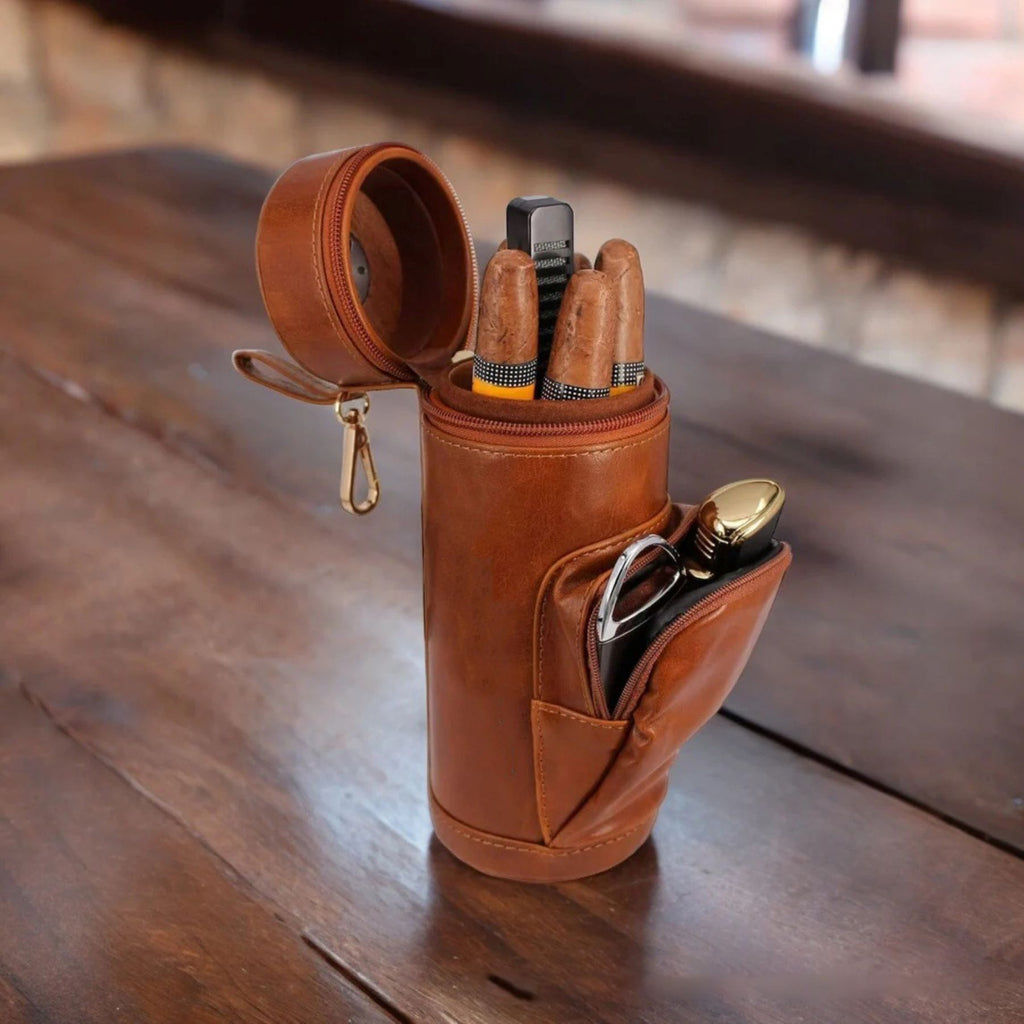 Elegant Large-Capacity Cigar Case