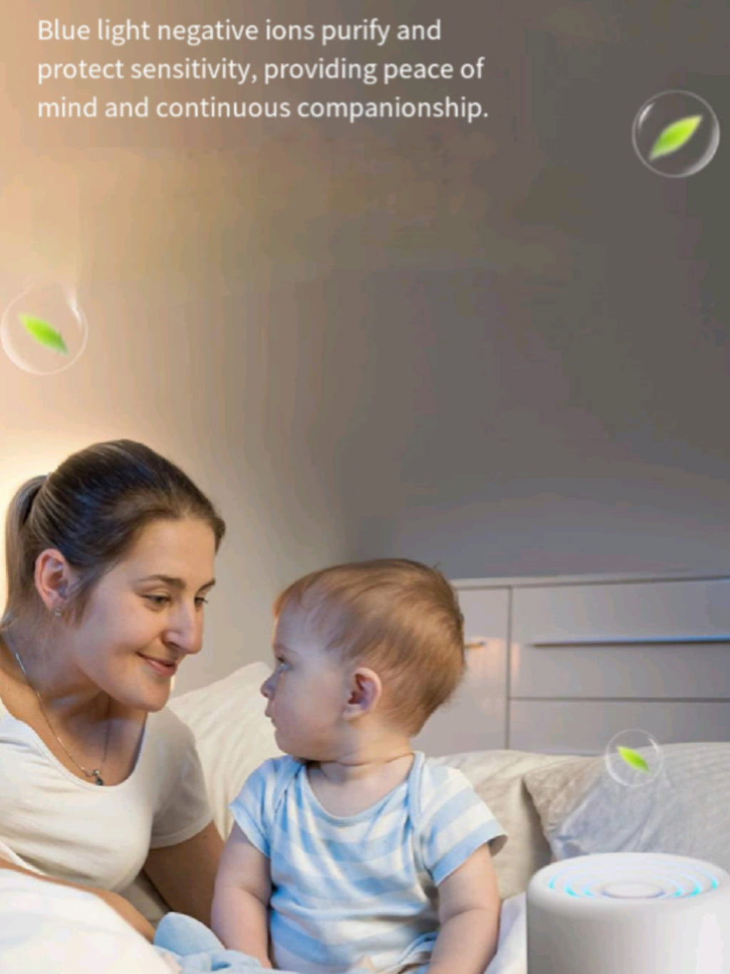 USB Powered Desktop Air Purifier For Smoke Removal