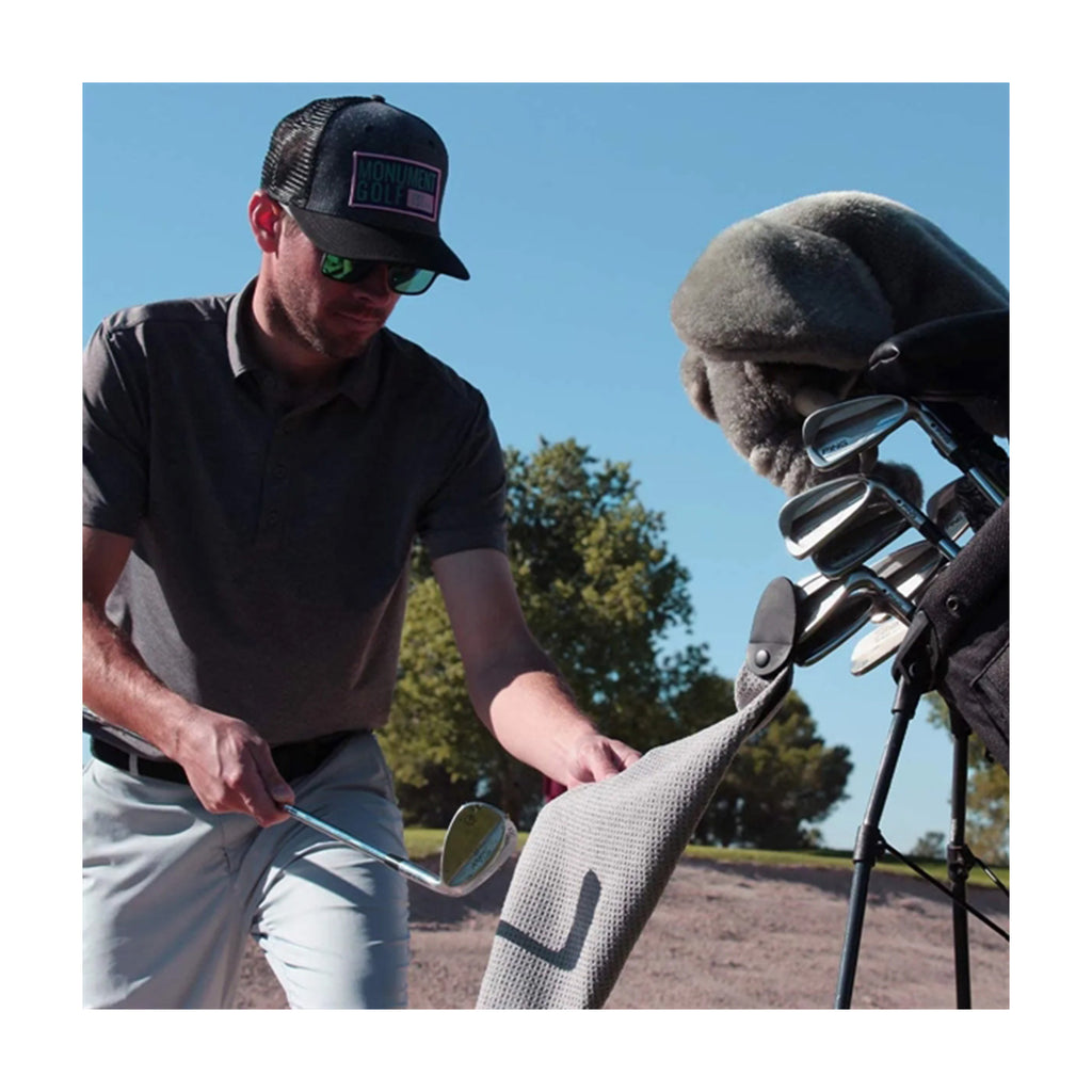 Magnetic Snap Pendant Golf Towel