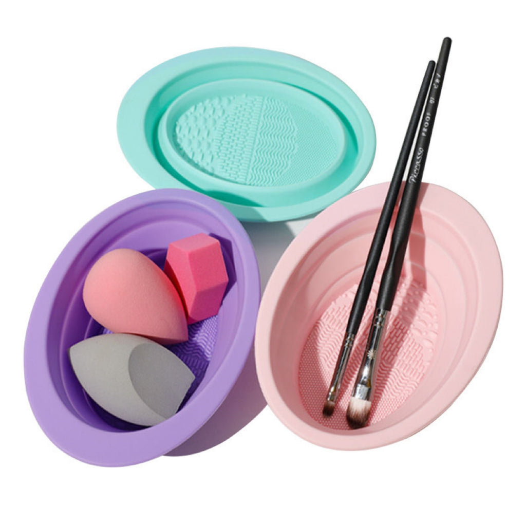 Silicone Collapsible Brush Cleaning Bowl