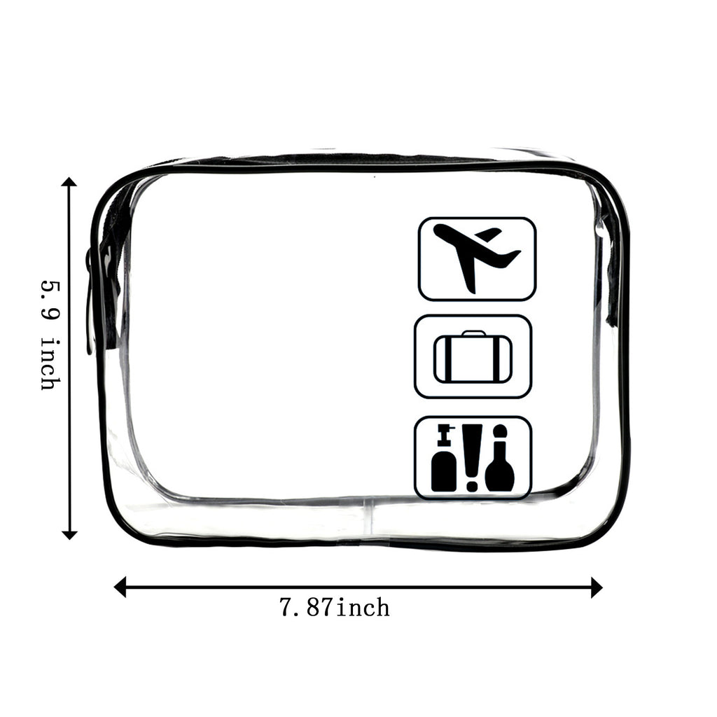 TSA Approved Clear Toiletry Travel Bag