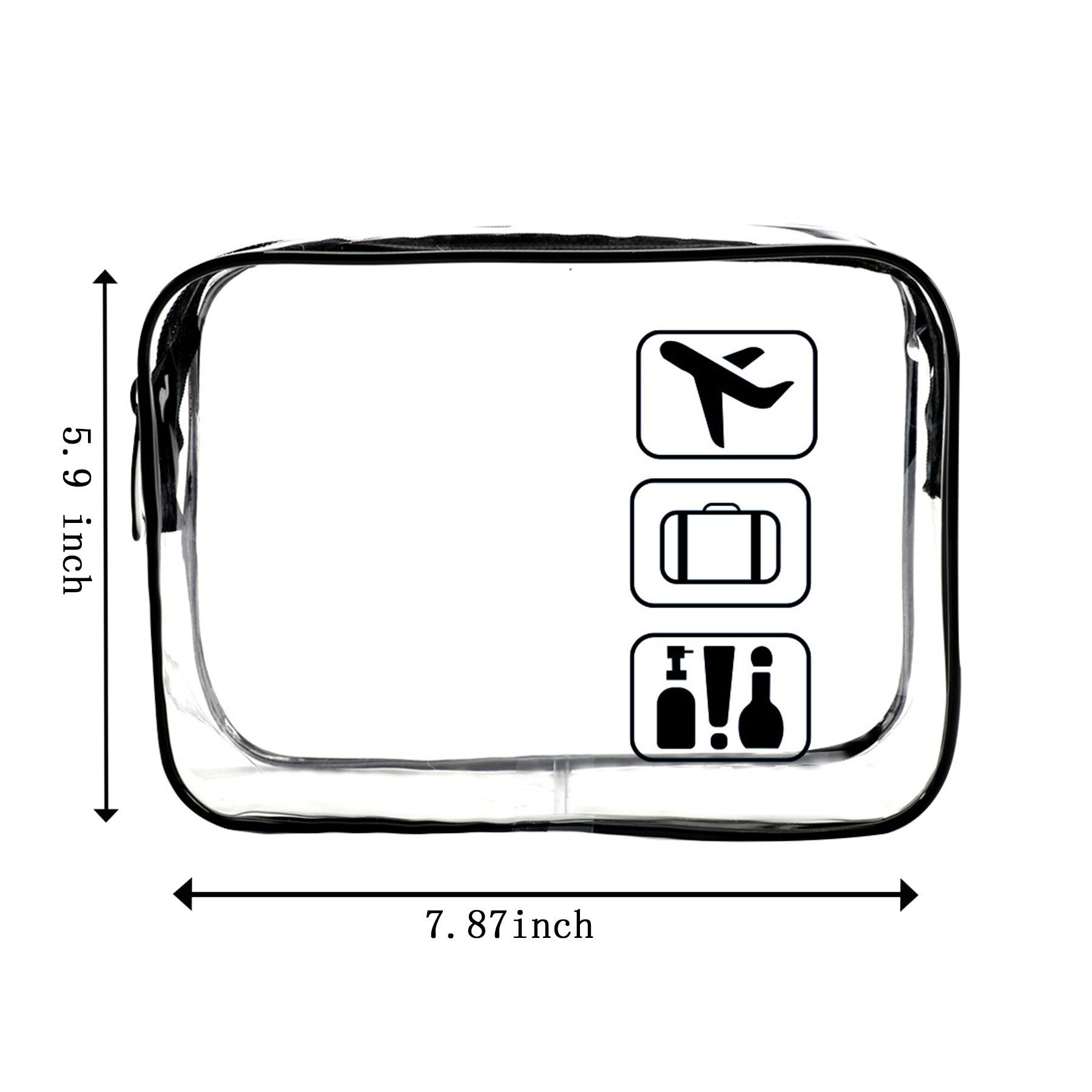 TSA Approved Clear Toiletry Travel Bag