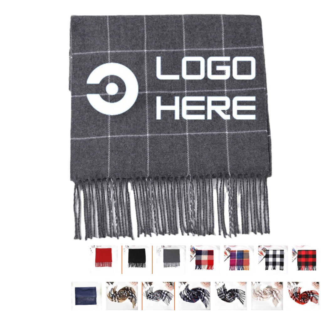Classic Plaid Winter Scarf