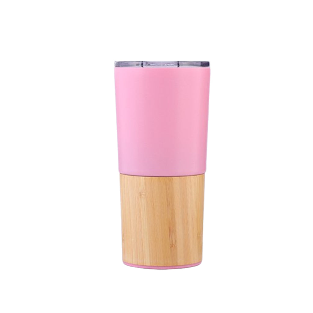 20 Oz Bamboo Stainless Steel Vacuum Insulated Coffee Tumbler