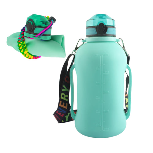 68oz Silicone Collapsible Water Bottle