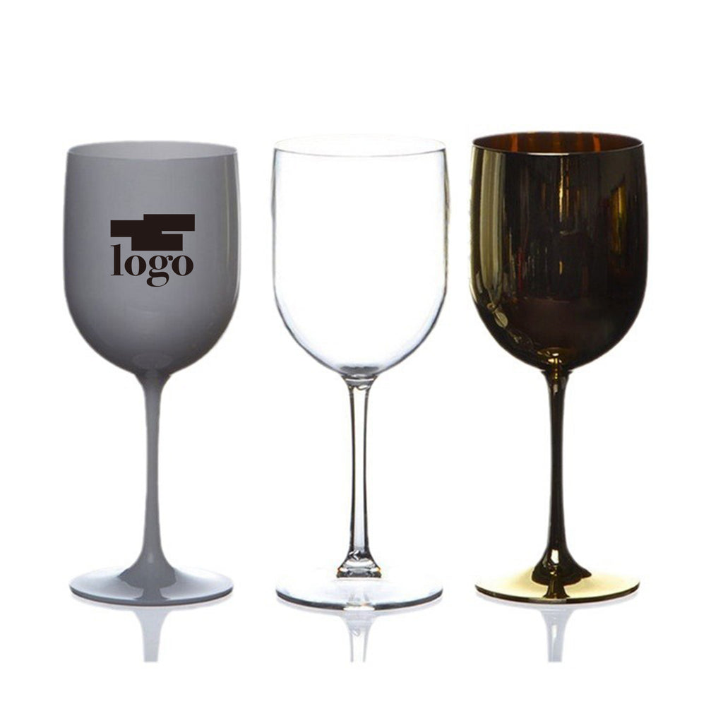 Plastic Stemmed Wine Glass
