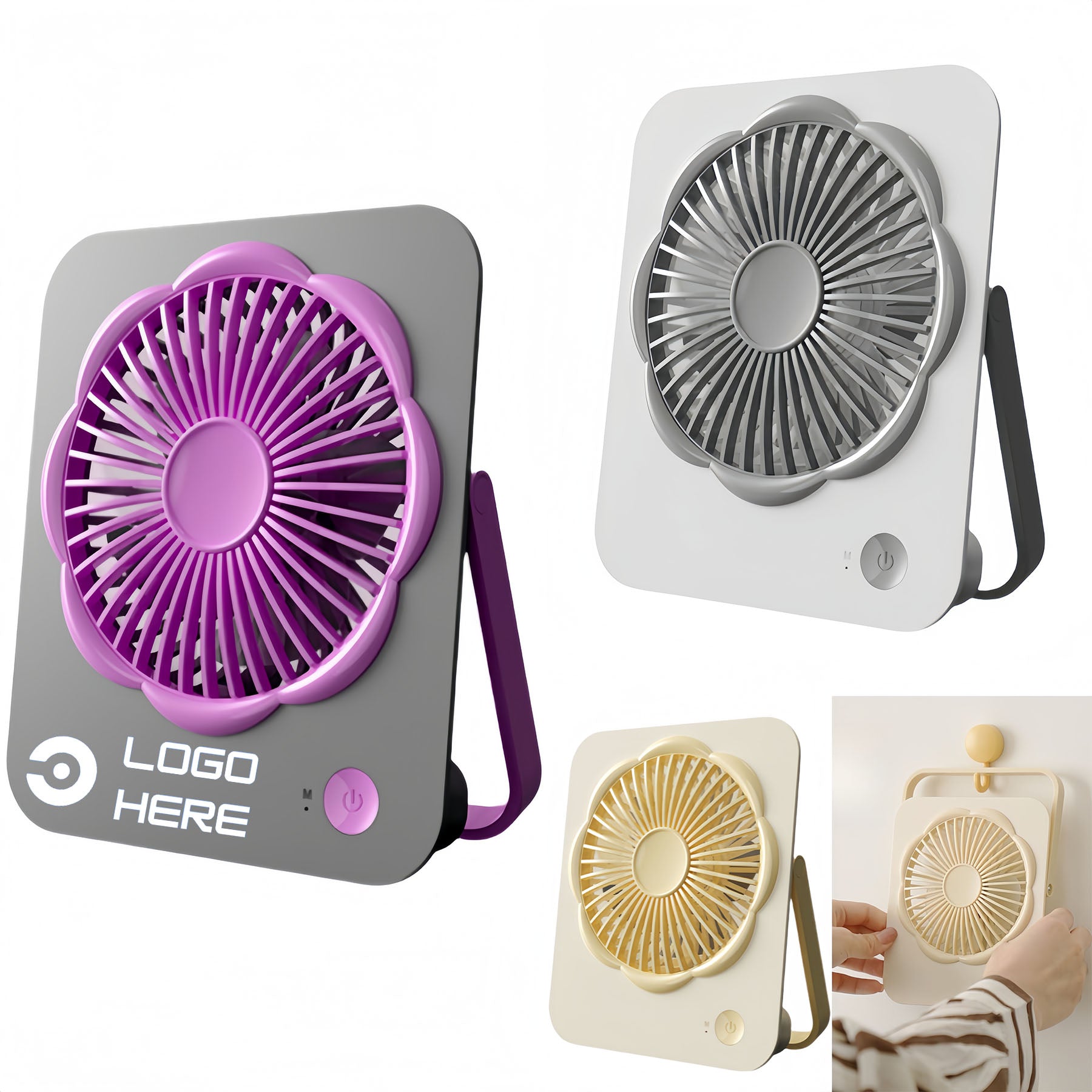 Dual Use Hanging and Desktop Fan