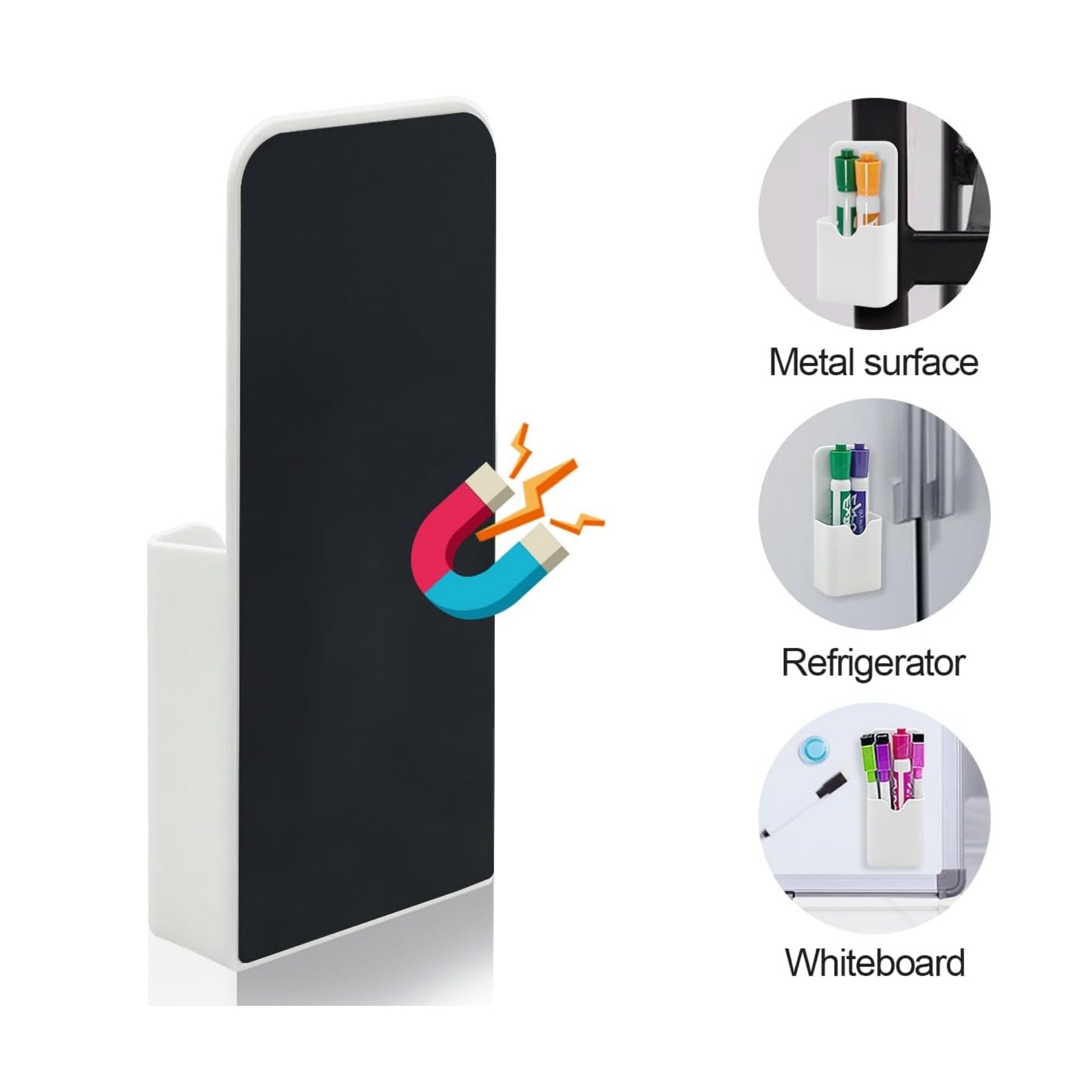 Magnetic Dry Erase Marker Pen Holder