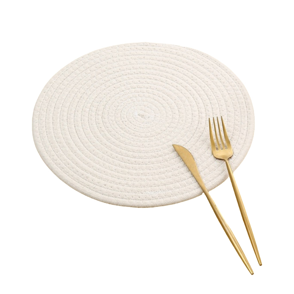 Handwoven Japanese Cotton Heatproof Placemat Coaster
