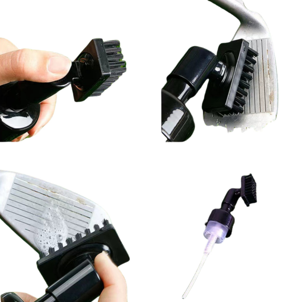 Push Type Golf Club Cleaning Brush