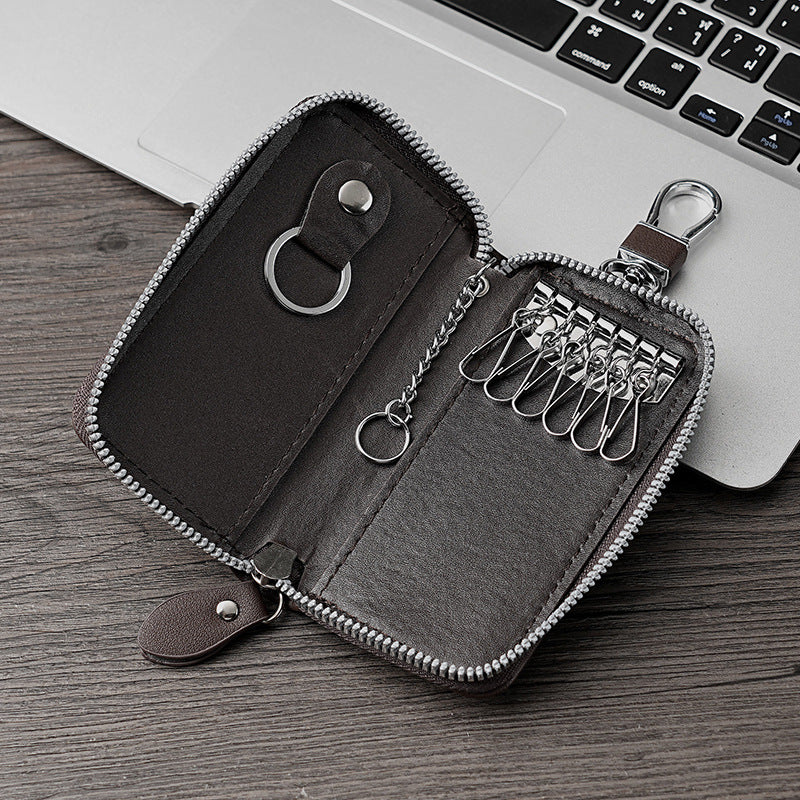 Soft Leather Business Key Bag
