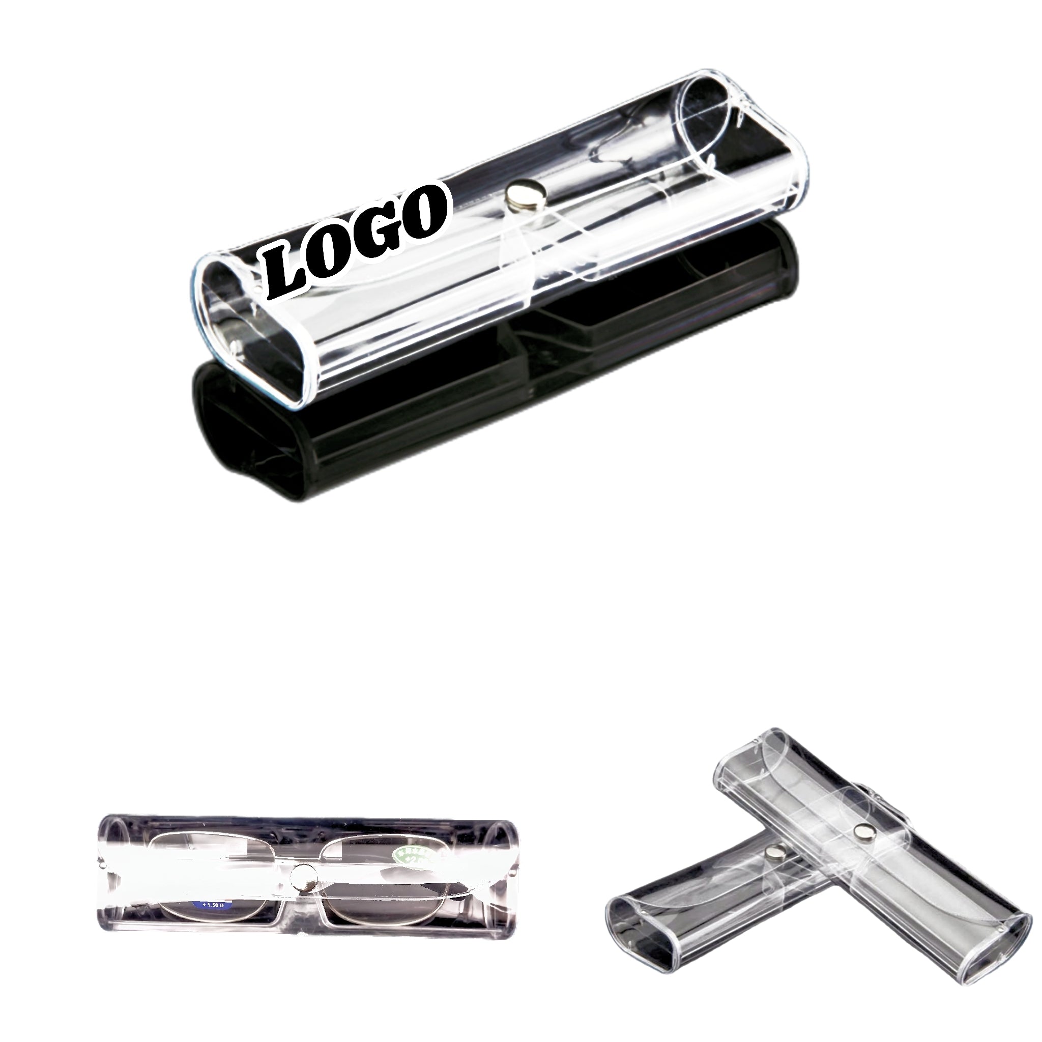 Transparent And Versatile PVC Glasses Case