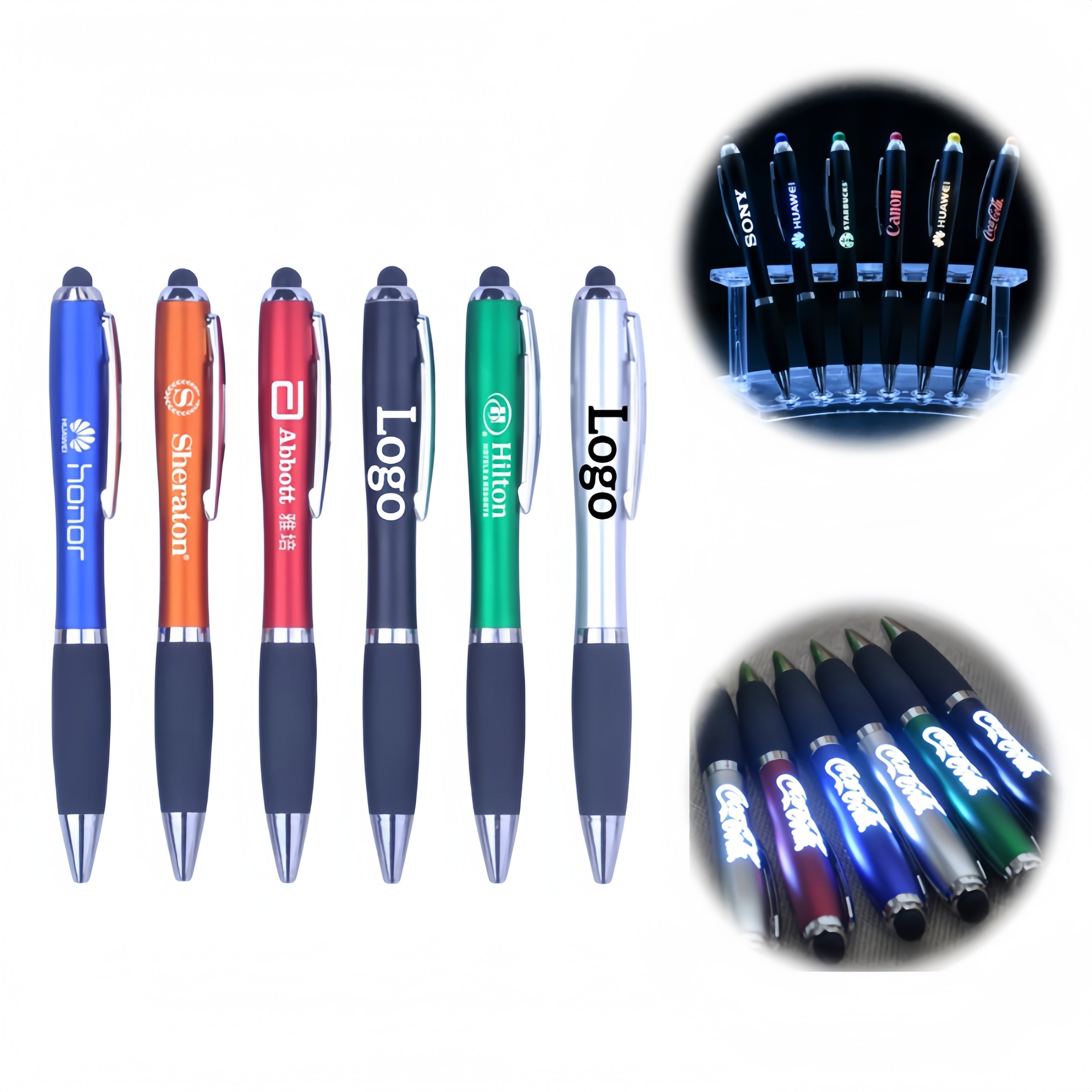 Light Up Logo Touch Stylus Pen