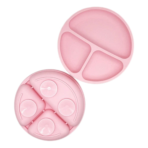 Baby's Silicone Plate With Suction
