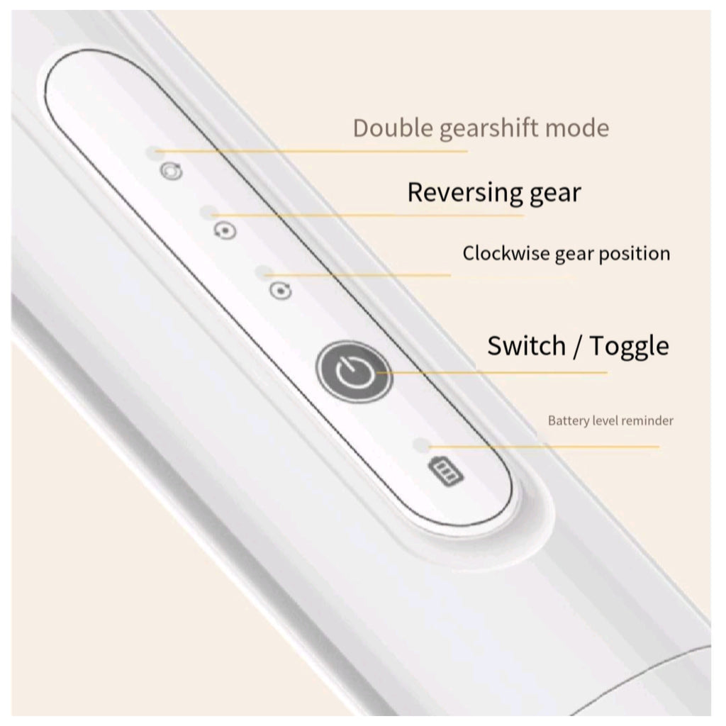 Electric Waterproof Shower Brush Rotating Exfoliating