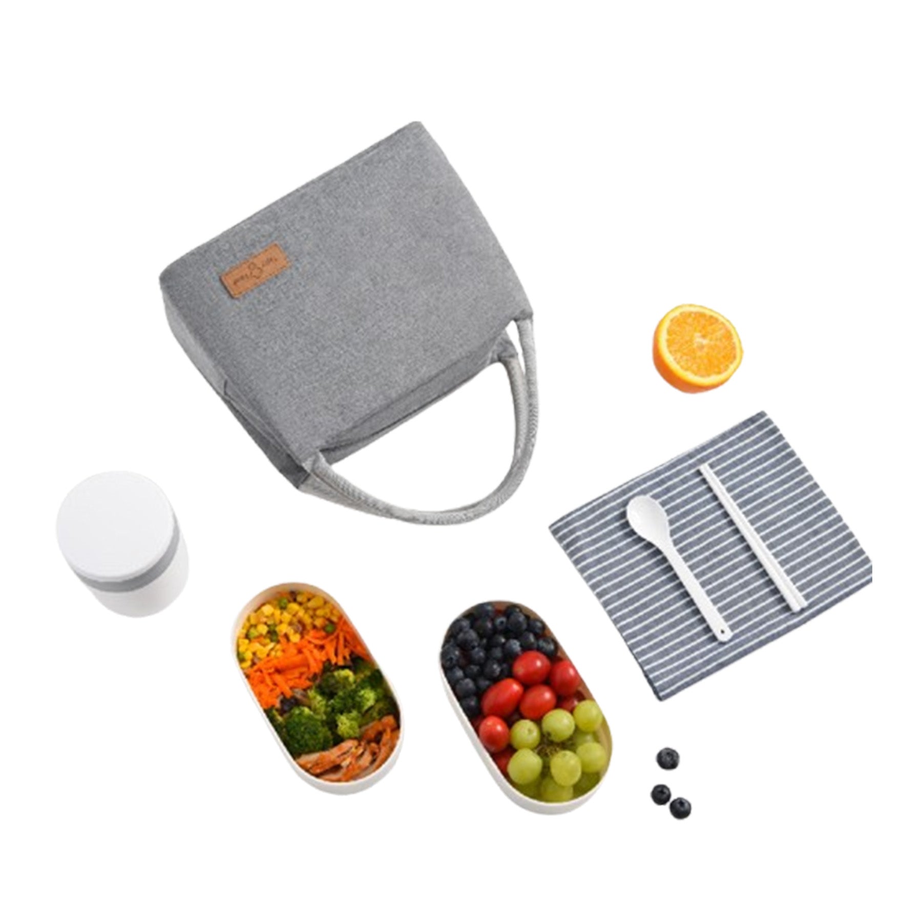 Insulated Reusable Lunch Tote Bag