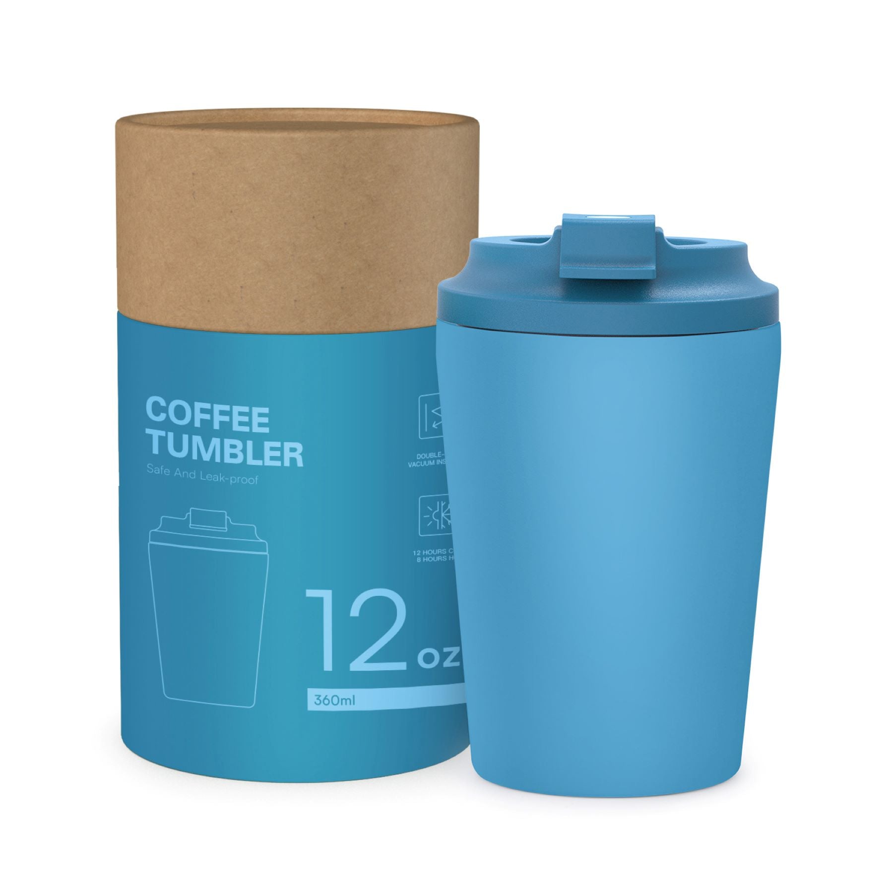 Stainless Steel Flip - top Coffee Cup