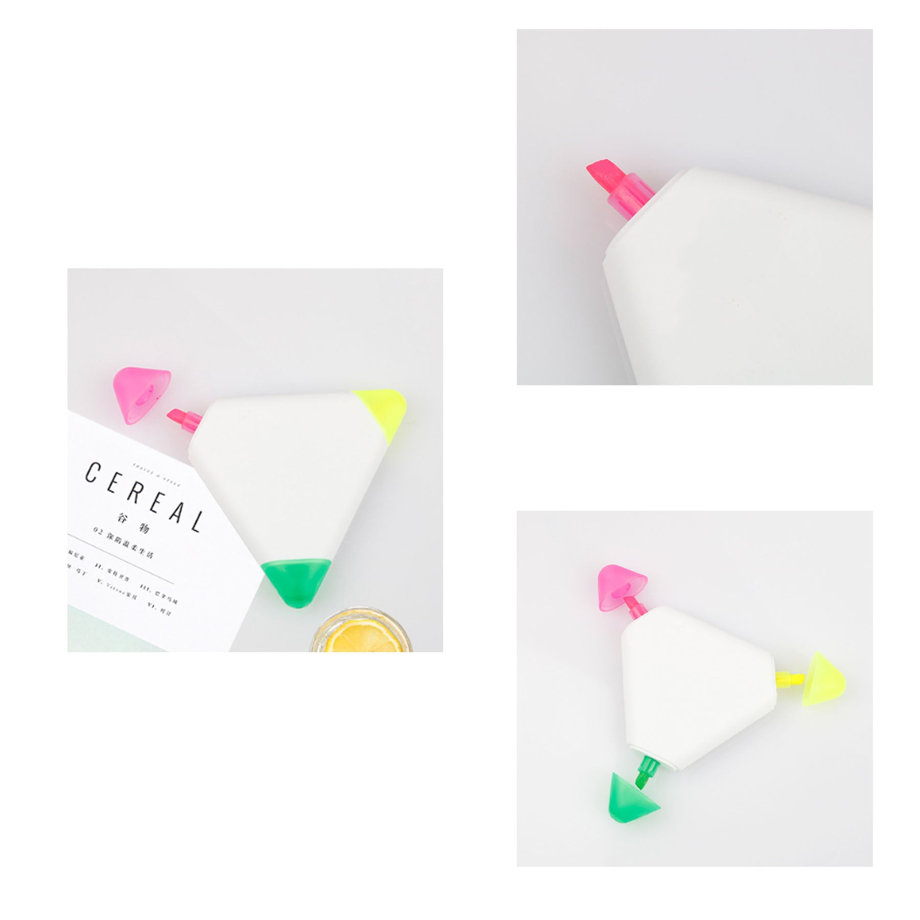 3 Color Triangular Highlighter