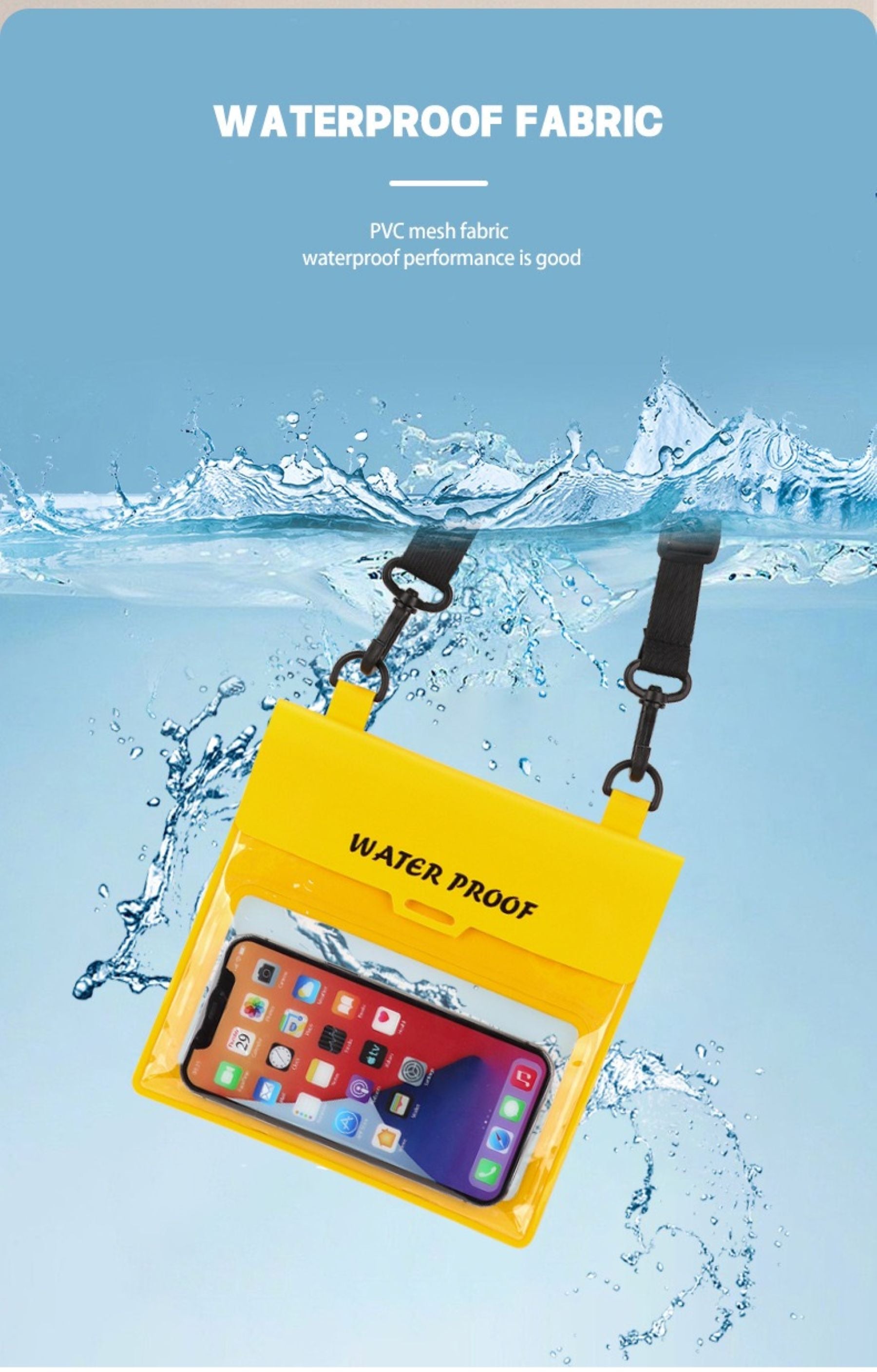 PVC Large-capacity Waterproof Bag For Mobile Phones